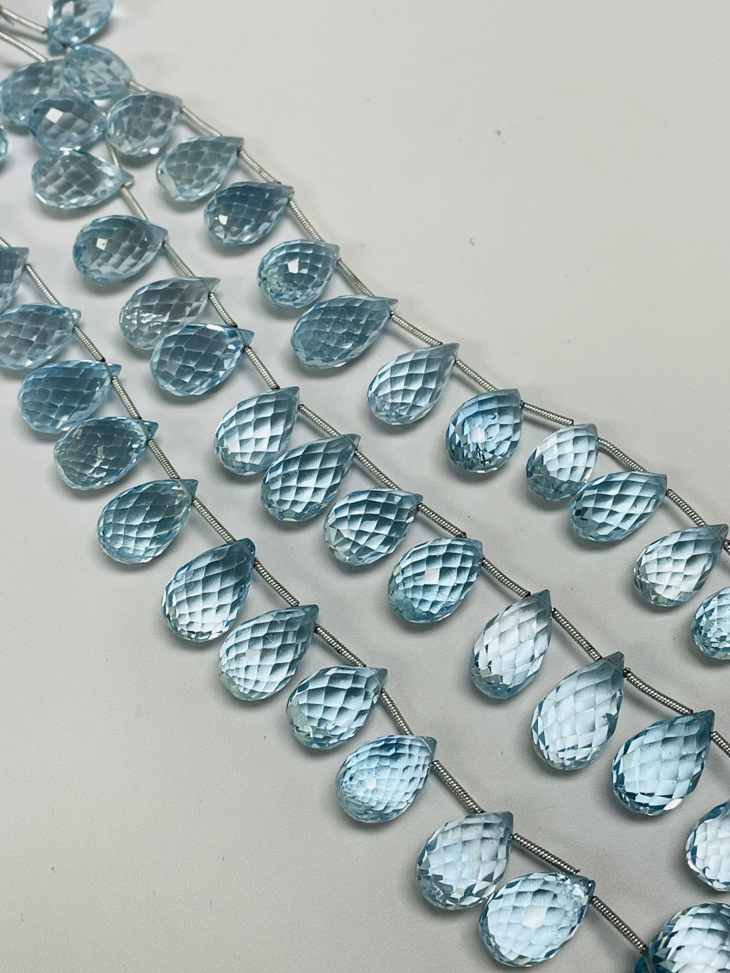 Sky Blue Topaz Drop Faceted