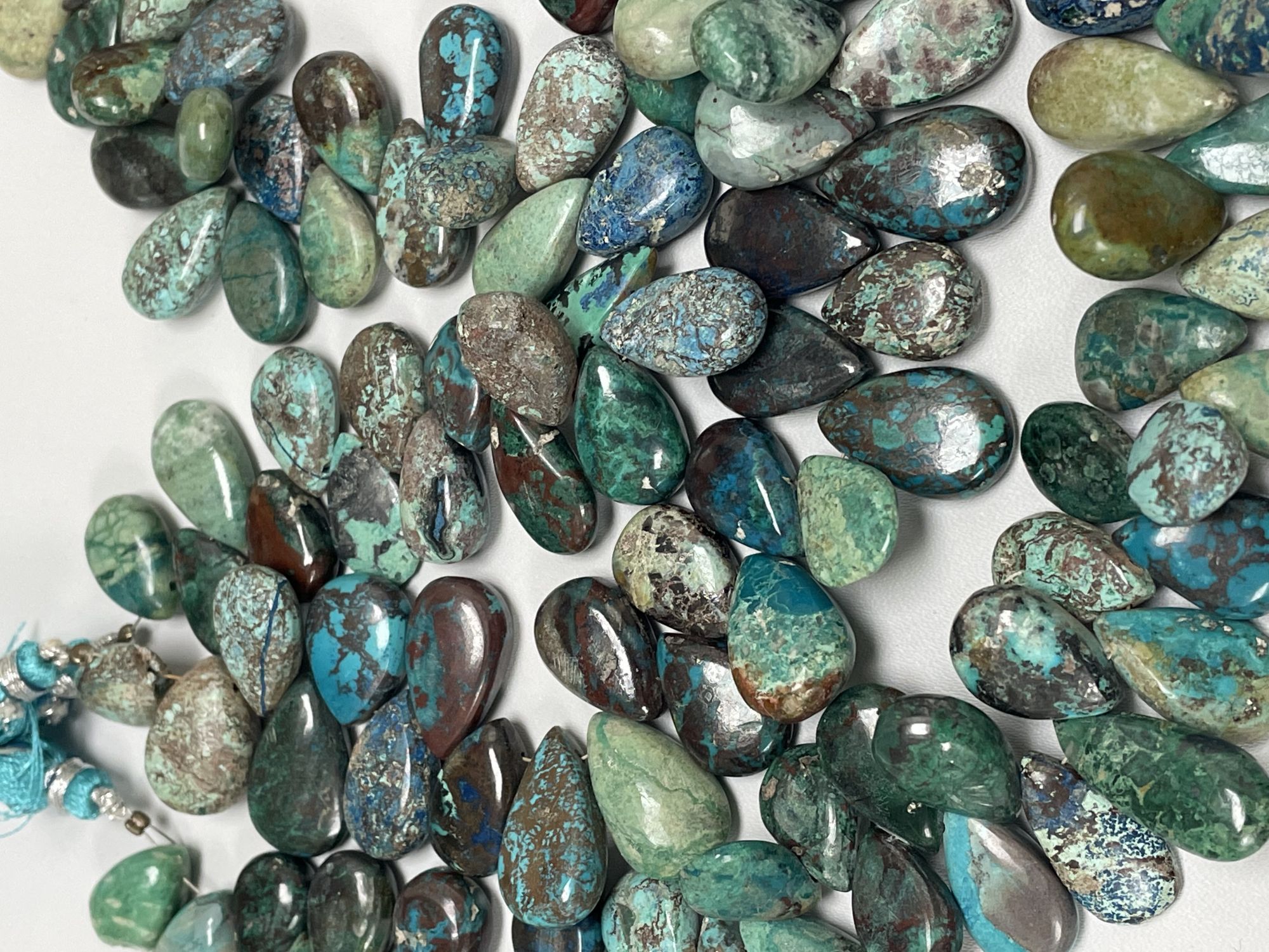 Chrysocolla Pears Smooth