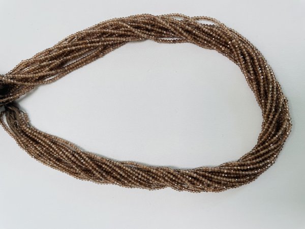 Andulsite Rondelle Faceted