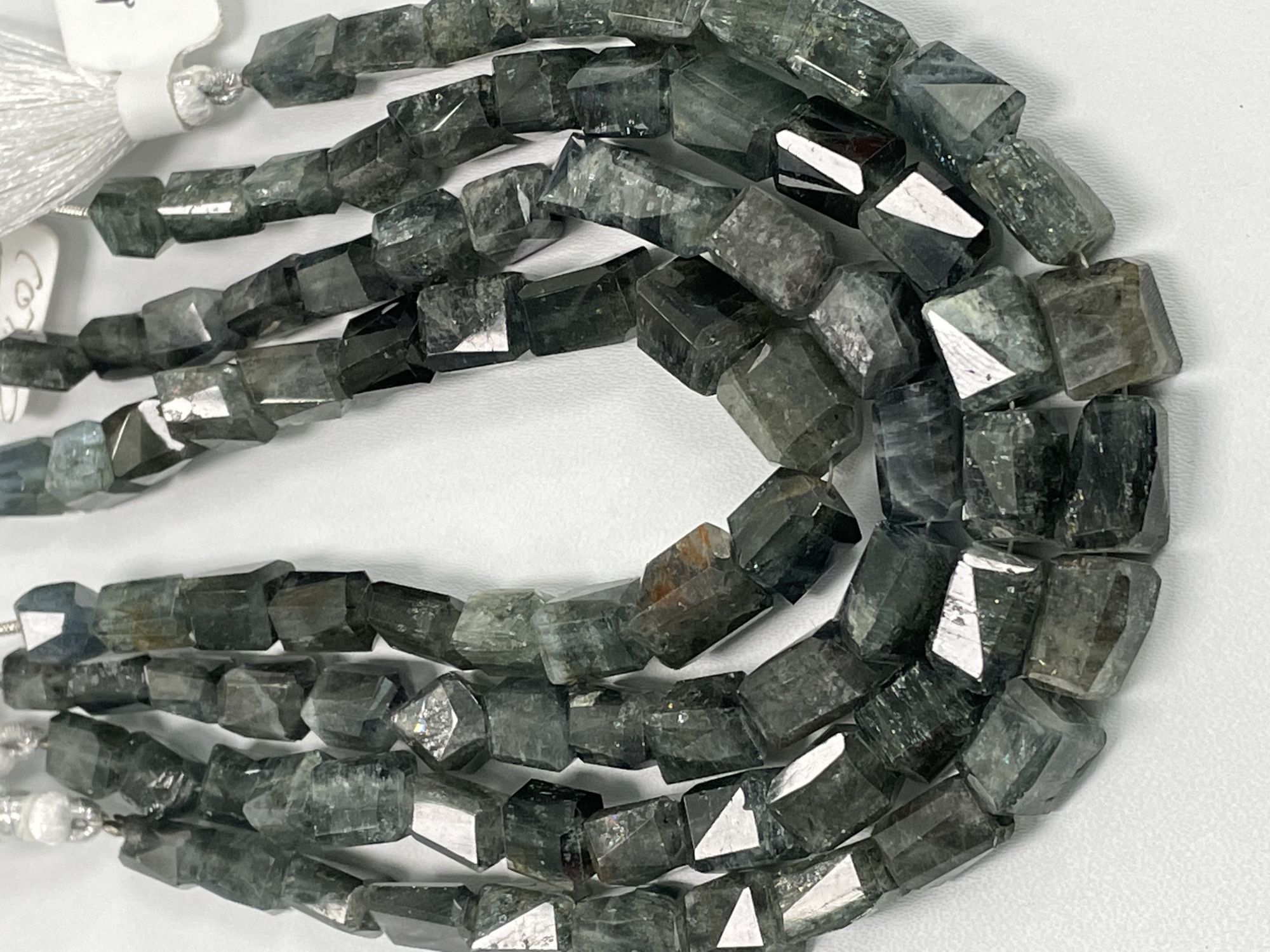 Moss Aquamarine Nugget Faceted