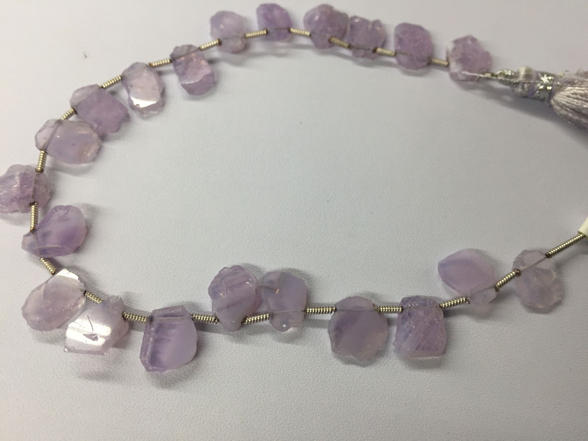 Scorolite Lavender Quartz Slices
