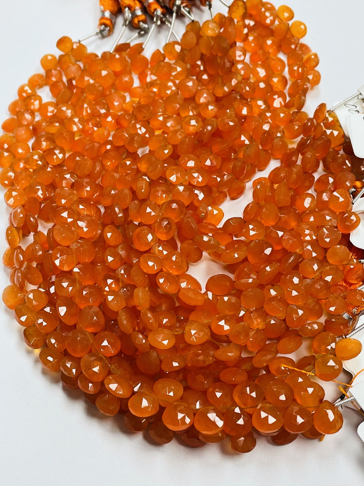 Carnelian Heart Faceted