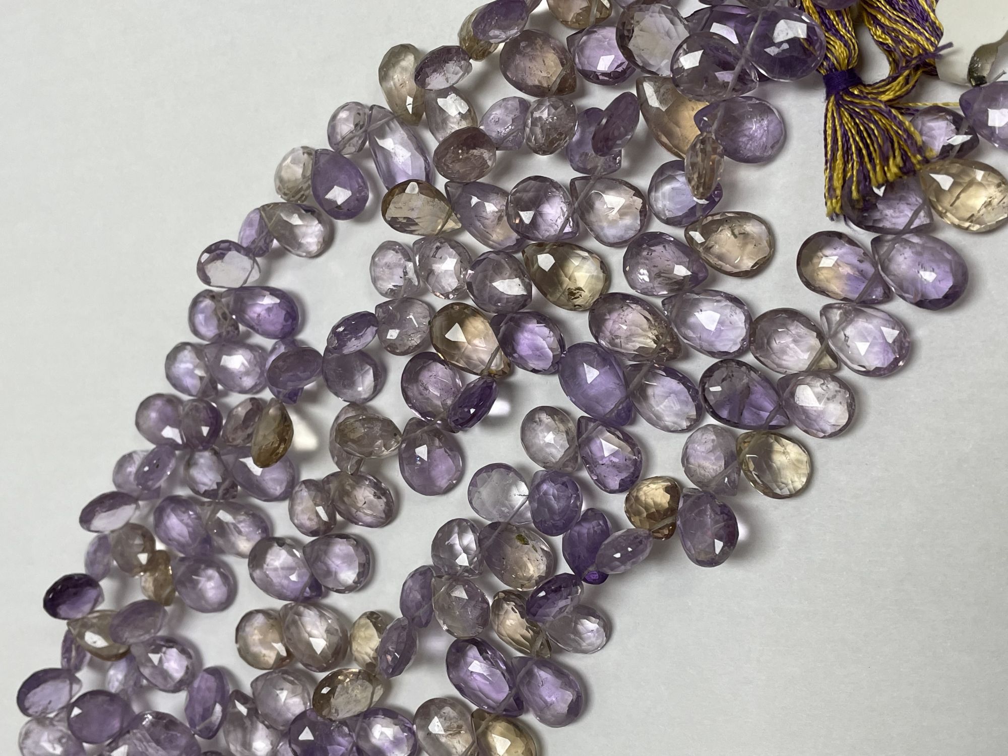 Ametrine Pear Faceted