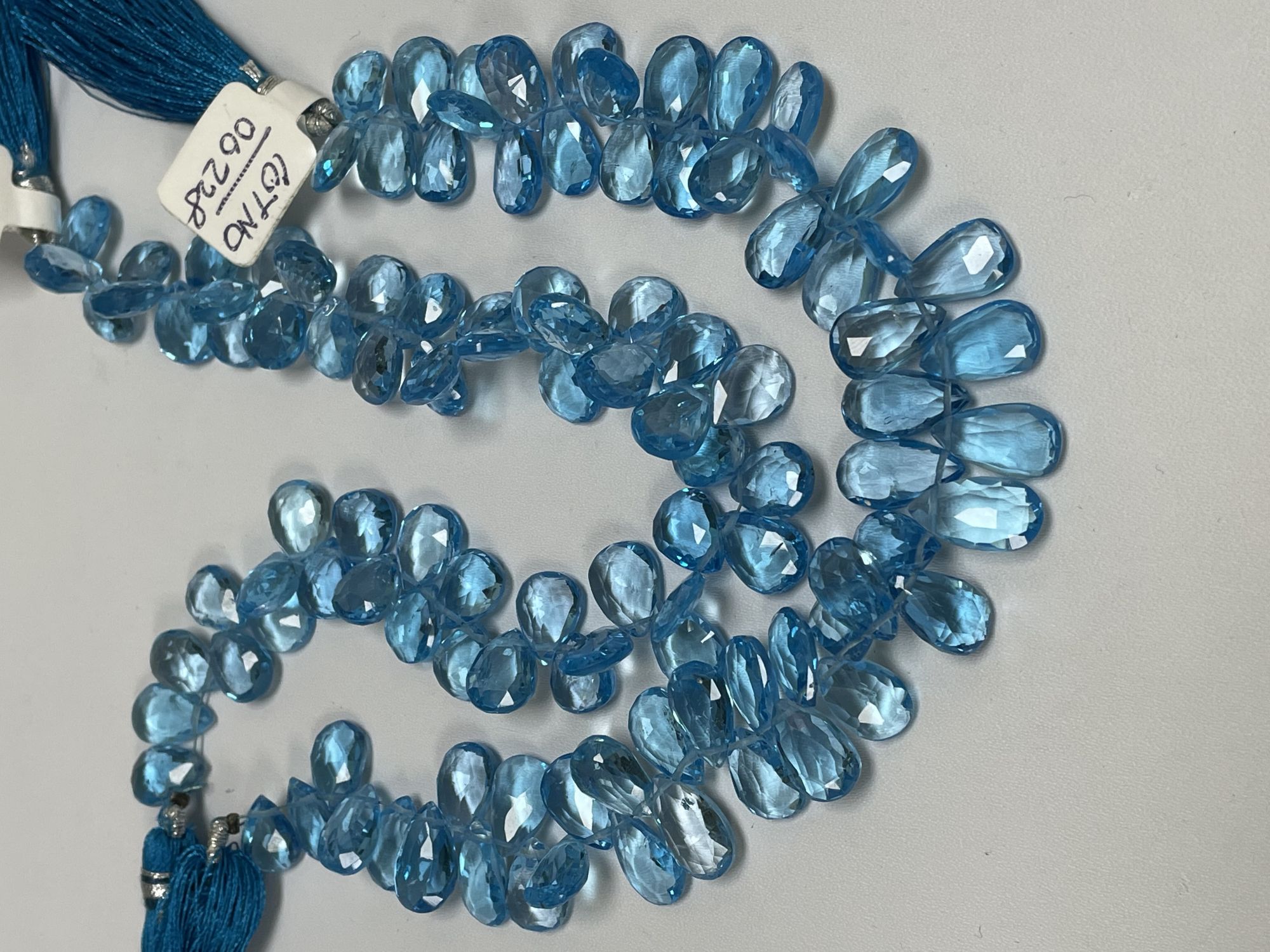 Swiss Blue Topaz Pear Faceted