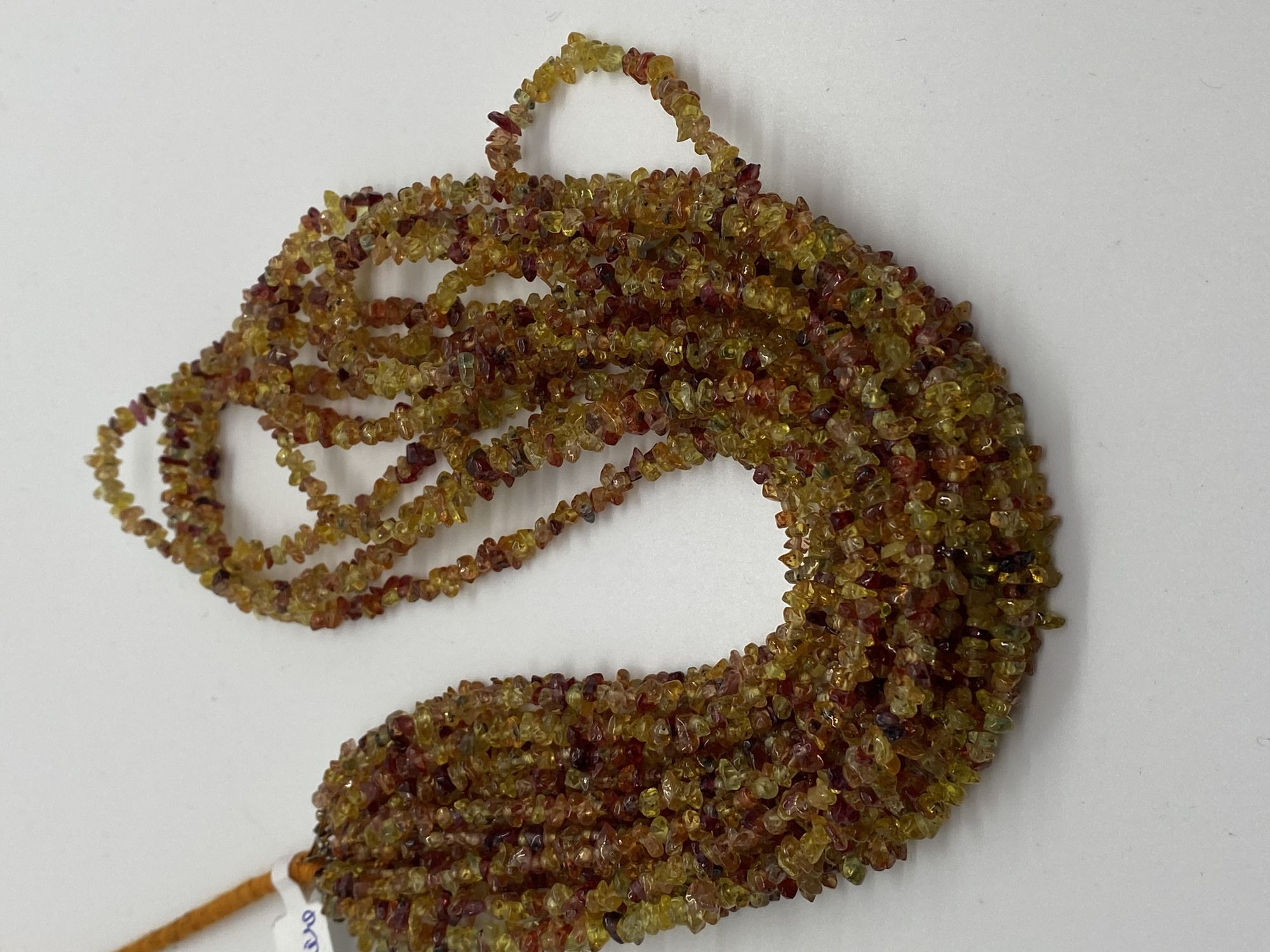 Yellow Orange Sapphire Chips