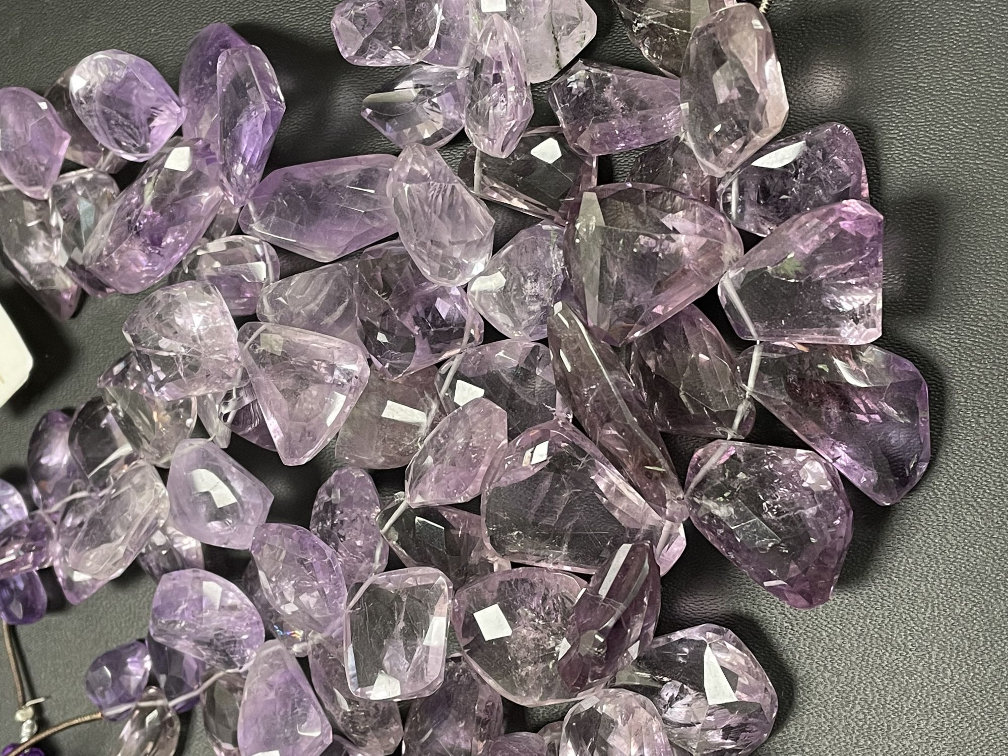 Pink Amethyst Funky Cut Faceted