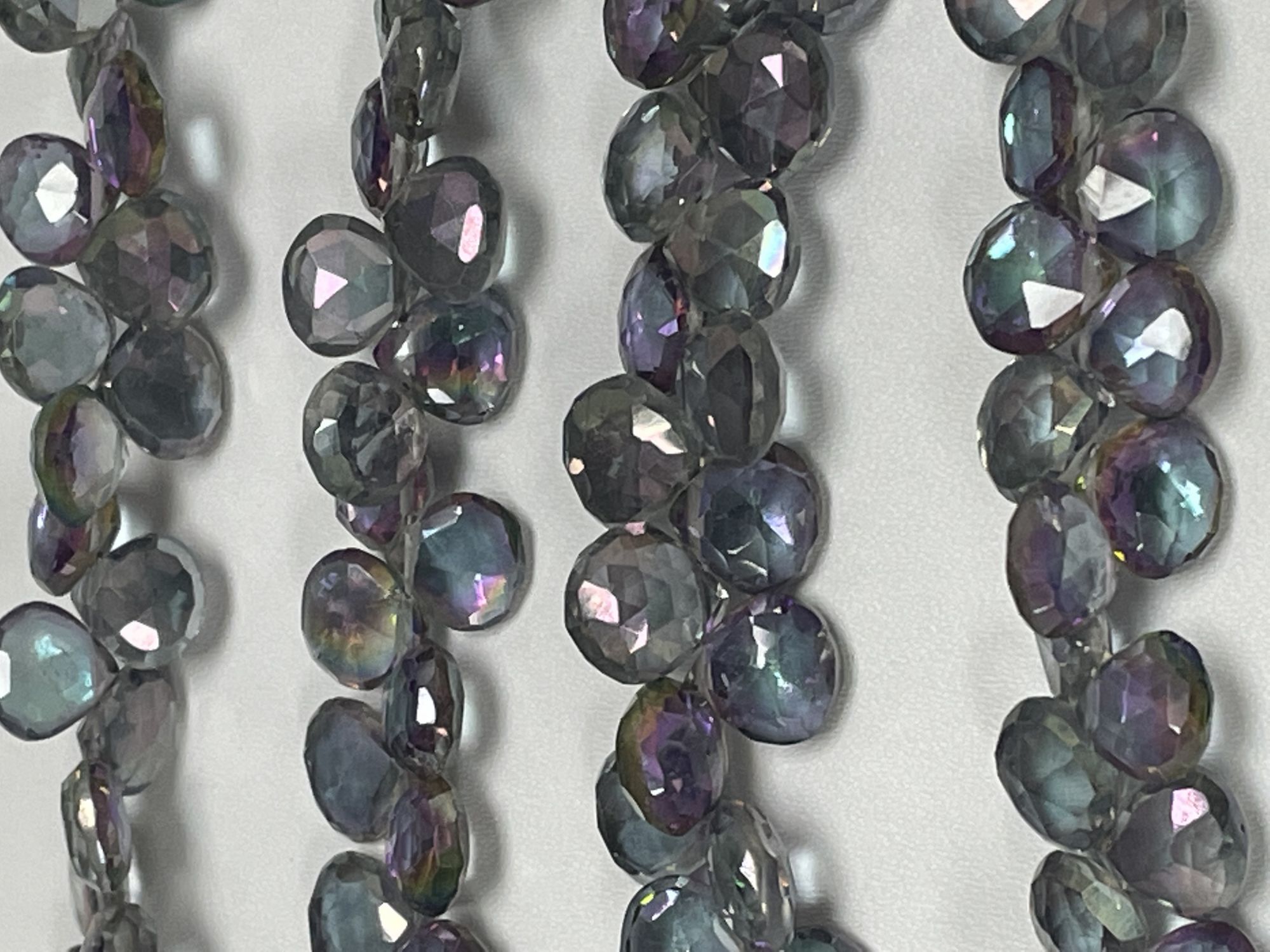 Mystic Topaz Heart Faceted