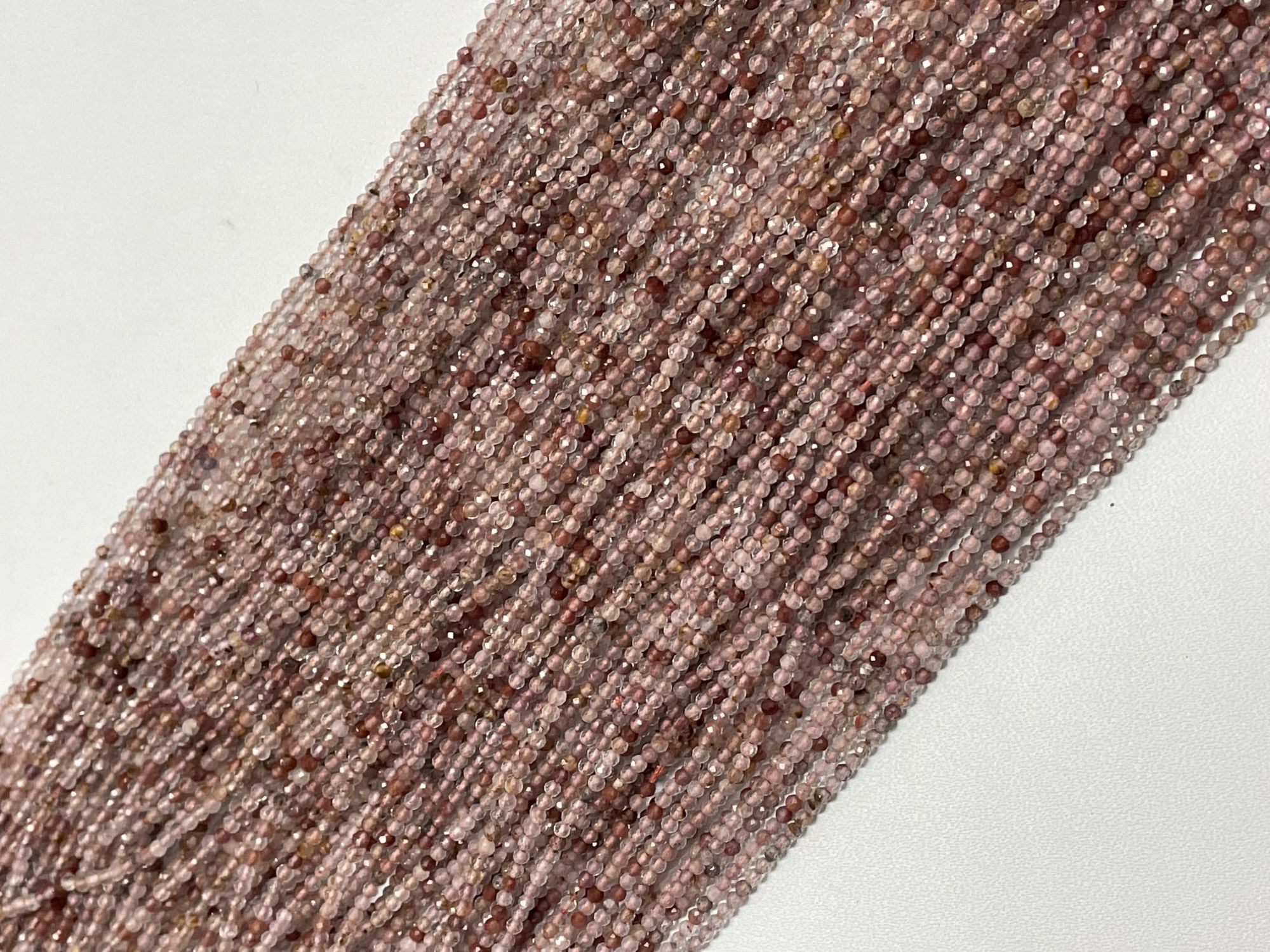 Copper Rutilated Quartz Rondelle Faceted