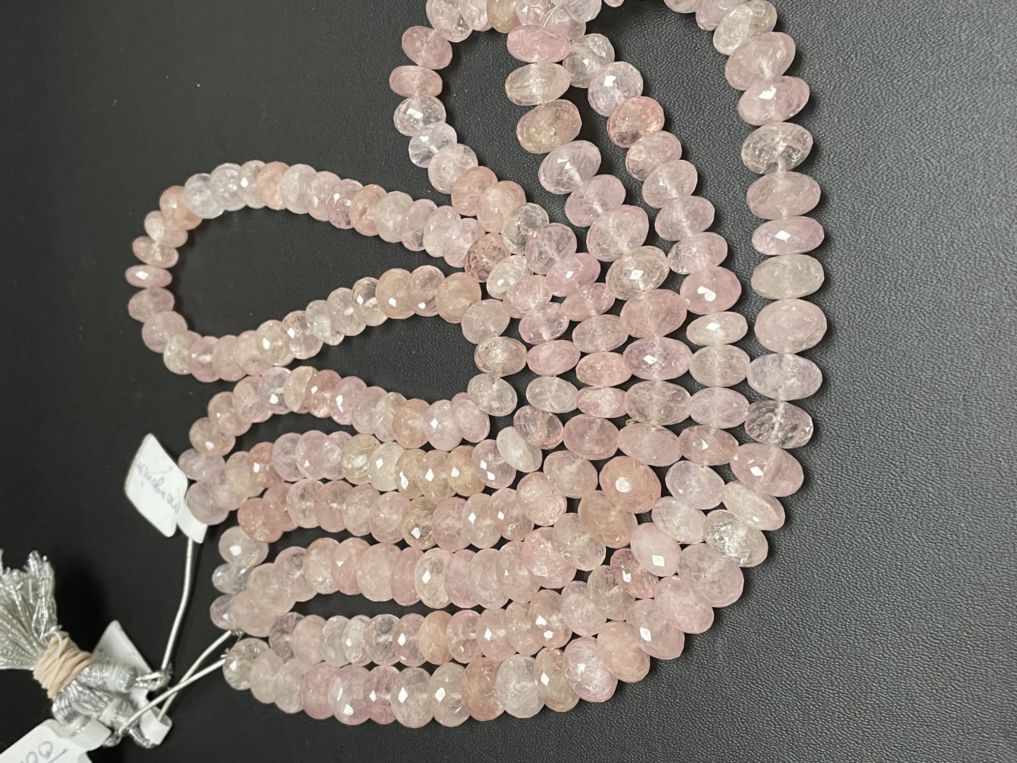 Morganite Rondelle Faceted