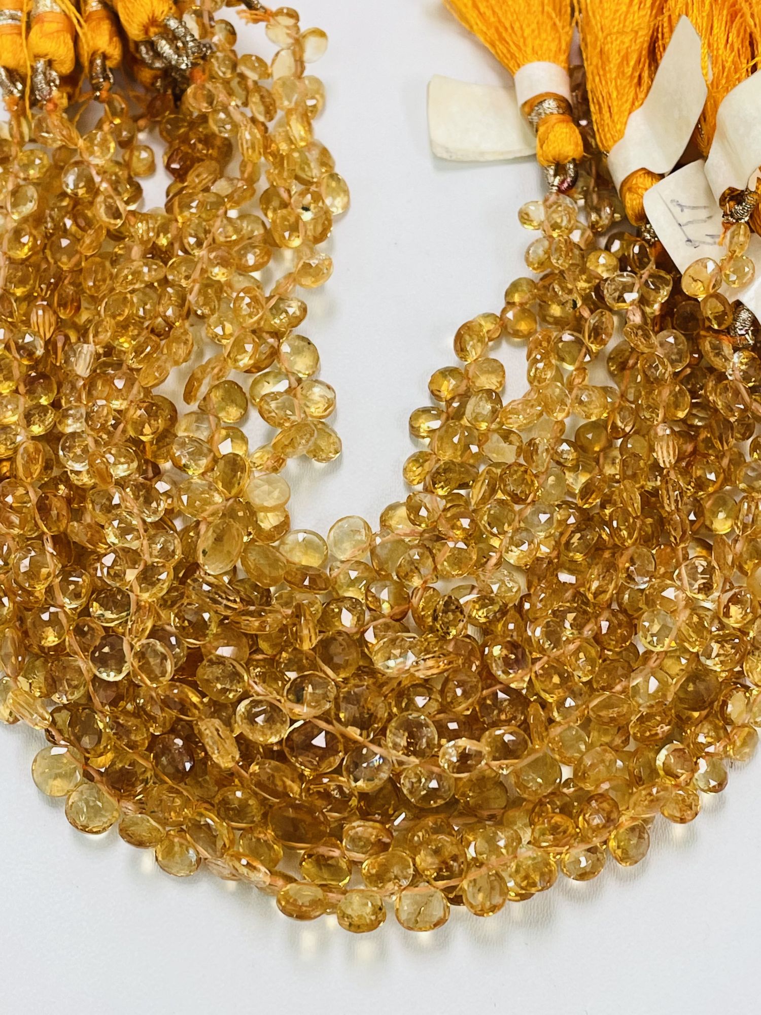 Citrine Heart Faceted