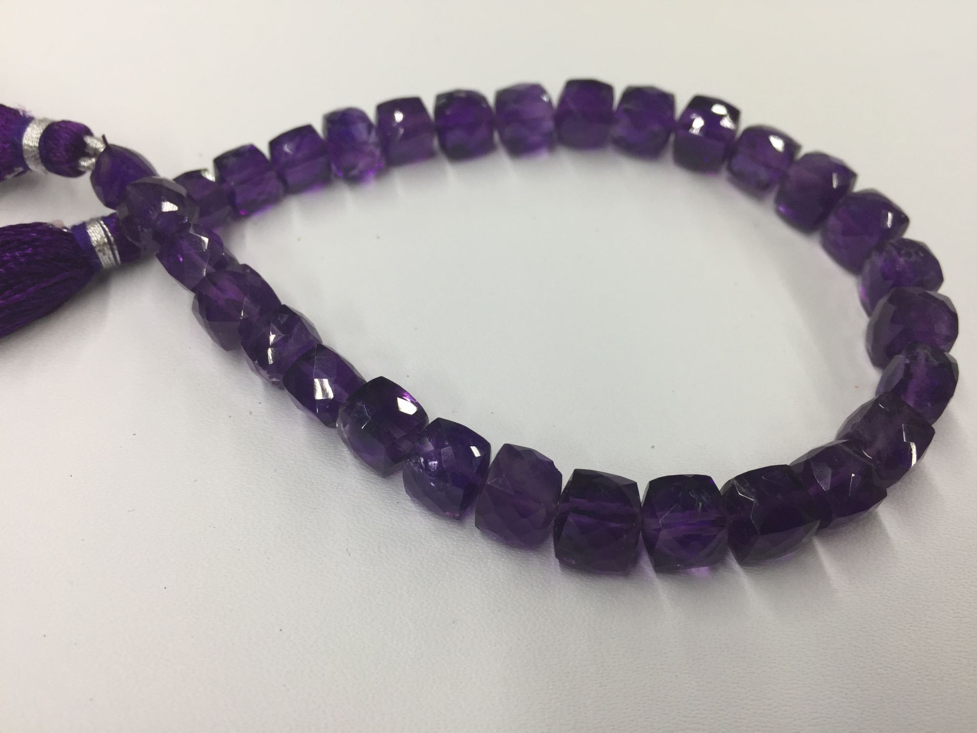 Amethyst Cubes Faceted