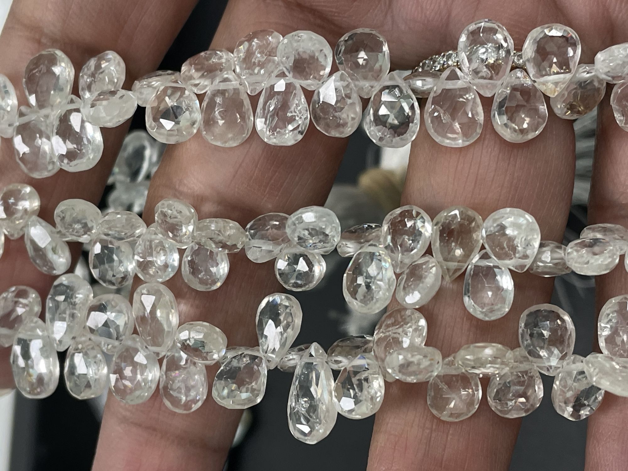 Zircon Pear Faceted
