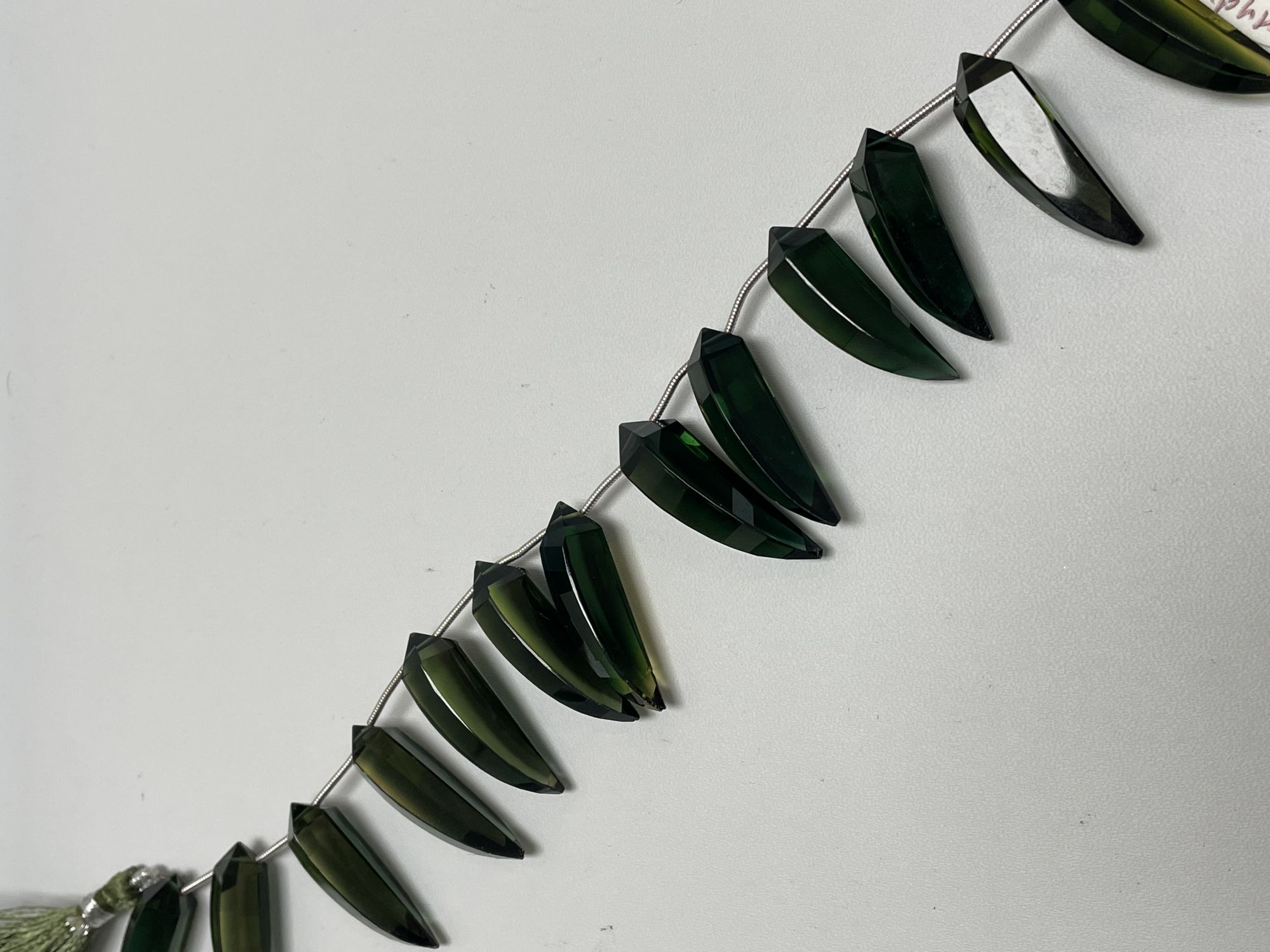 Green Hydro Quartz Okra Faceted