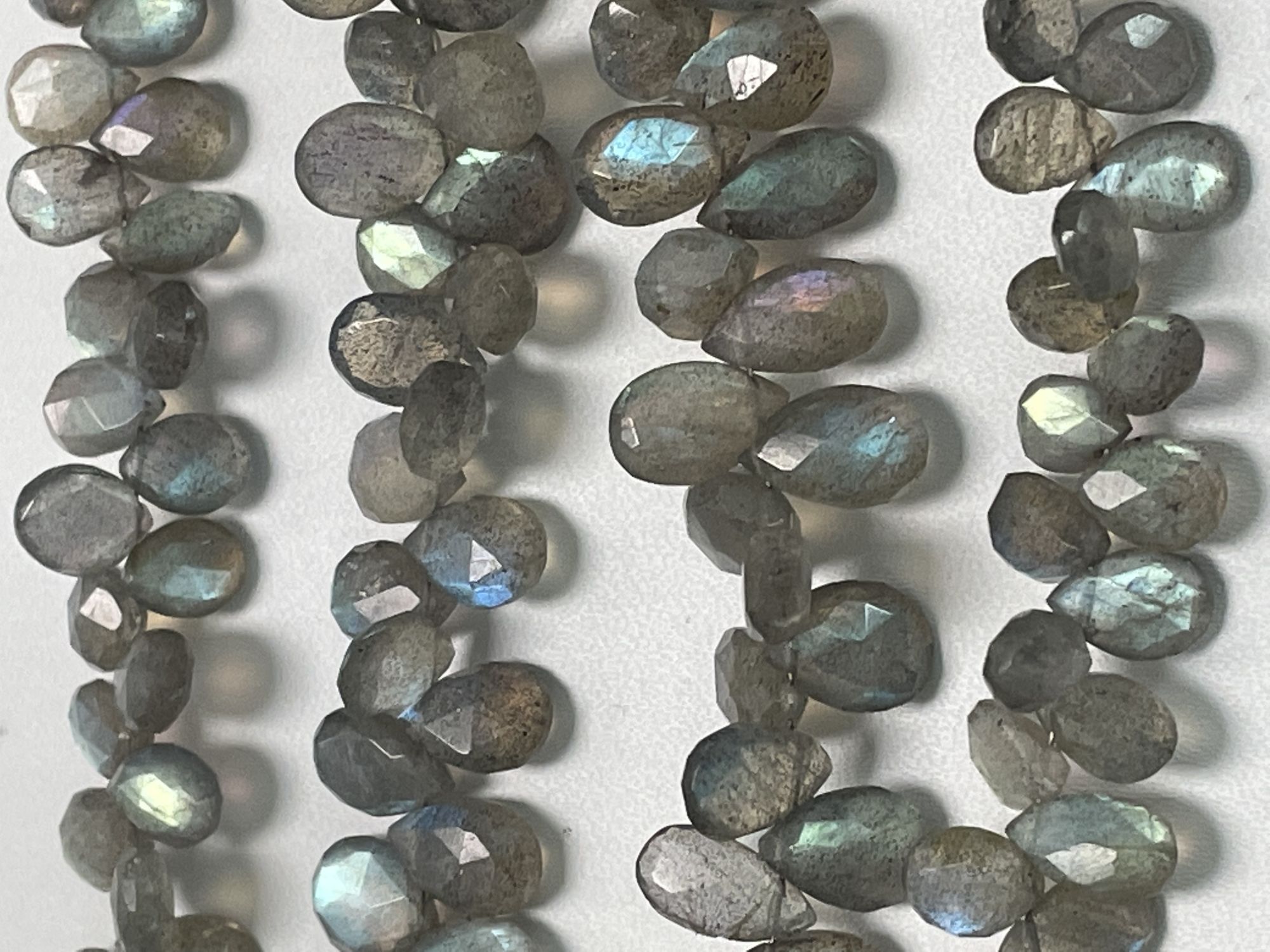 Labradorite Pear Faceted