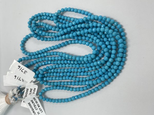 Turquoise Round Faceted