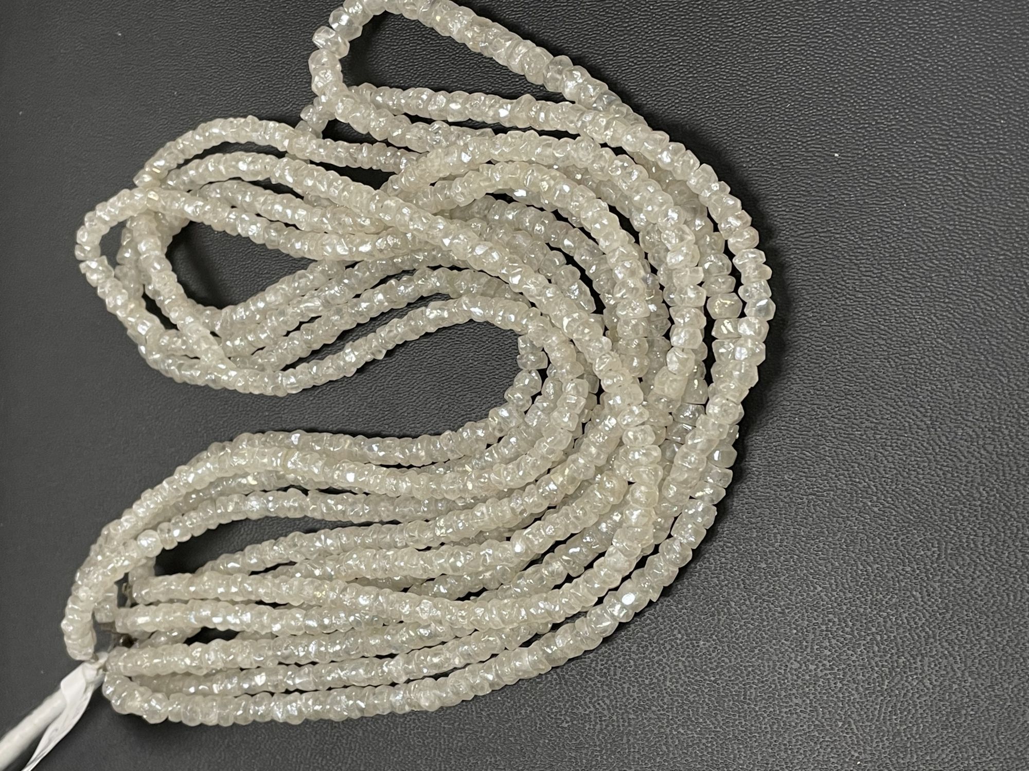 Zircon Rondelle Organic Cut Faceted