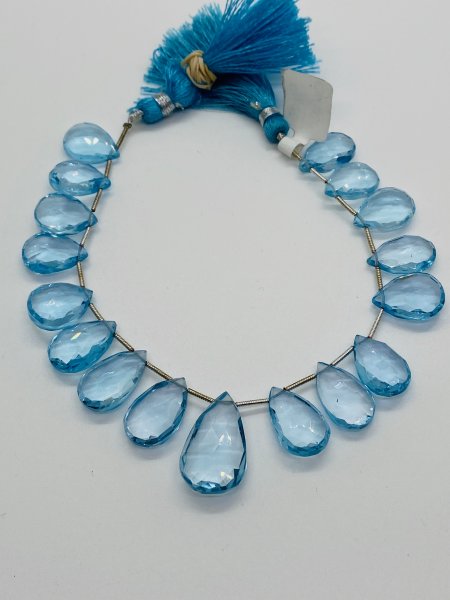 Sky Blue Topaz Pears Faceted