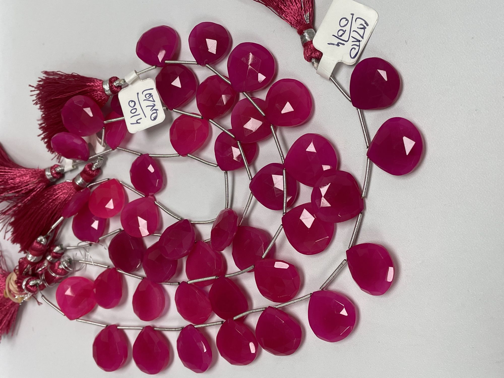 Pink Chalcedony Heart Faceted
