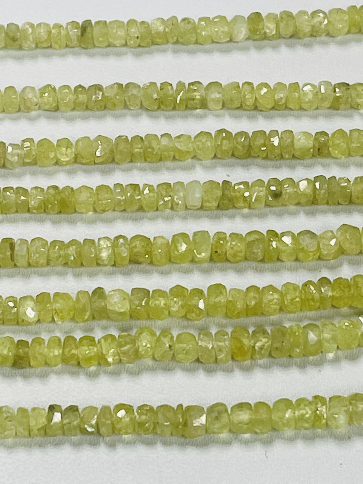 Chrysoberyl Rondelle Faceted