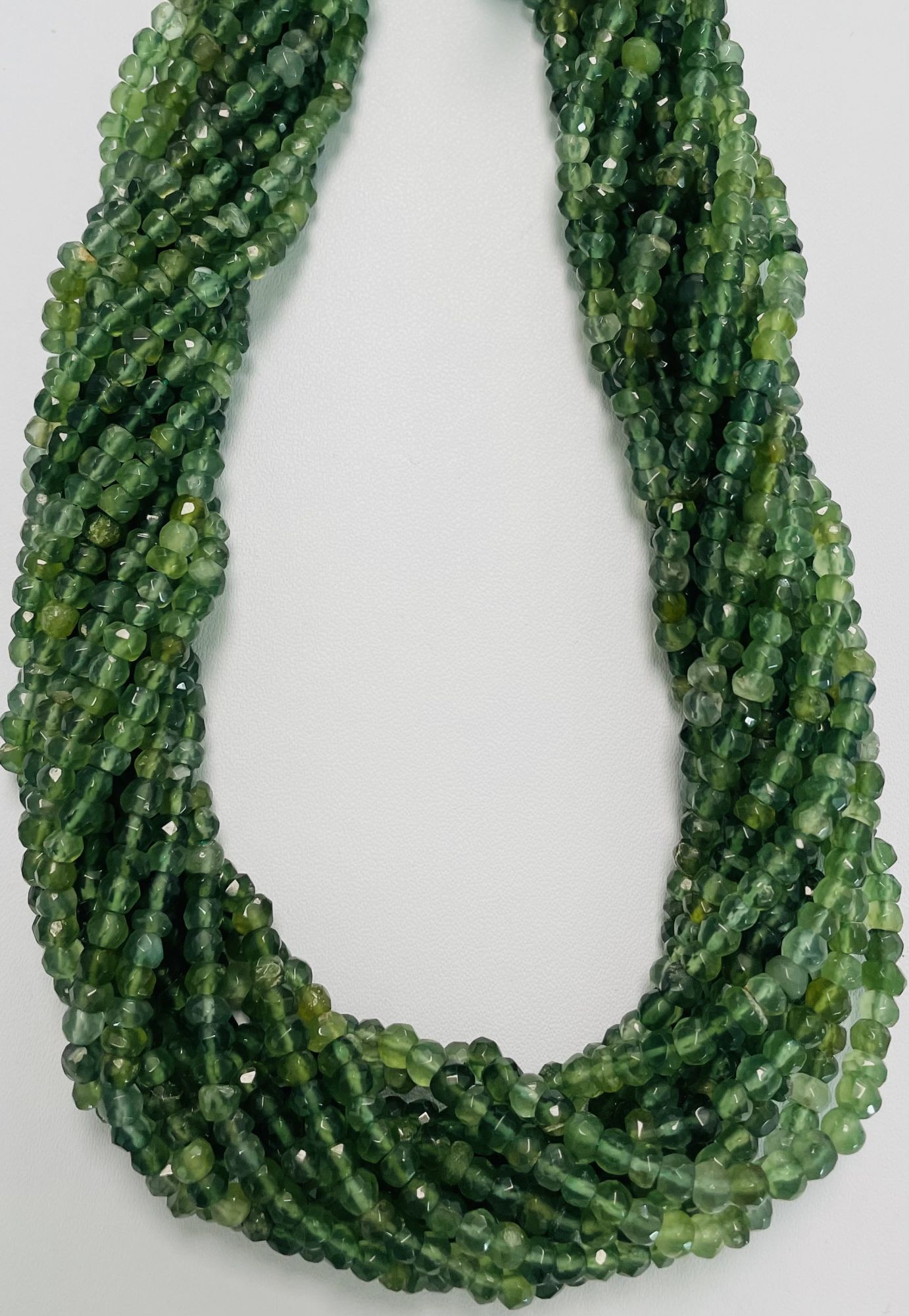 Aventurine Rondelle Faceted