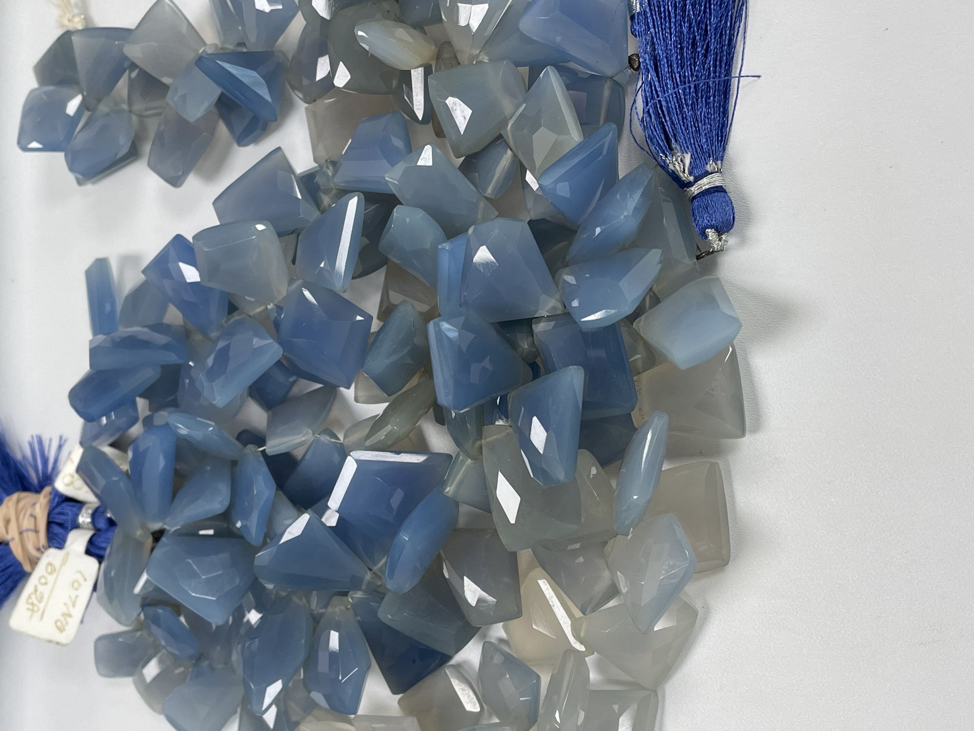Chalcedony Funky Cut Faceted