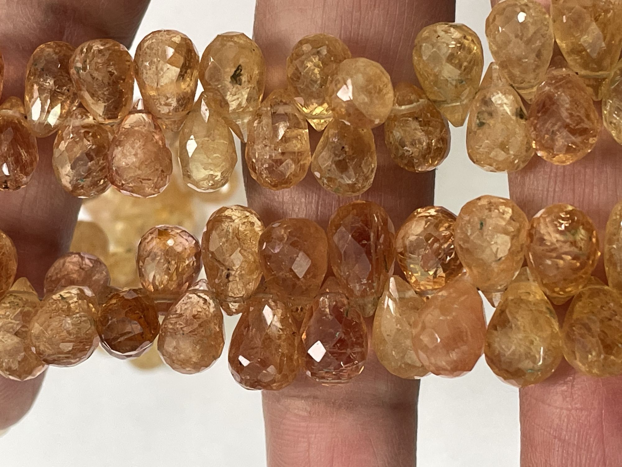 Imperial Topaz Drop Faceted