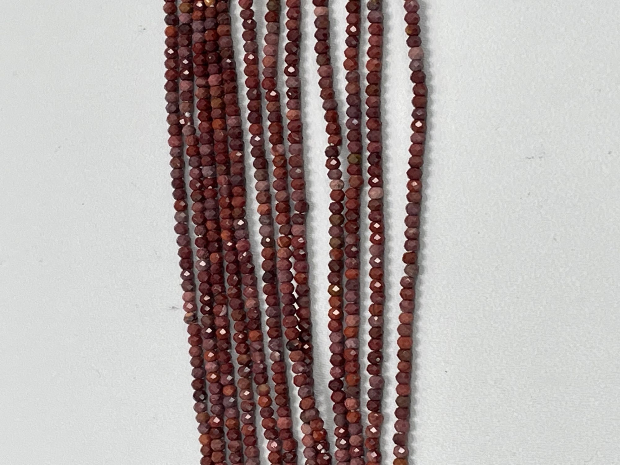 Mookaite Rondelle Faceted