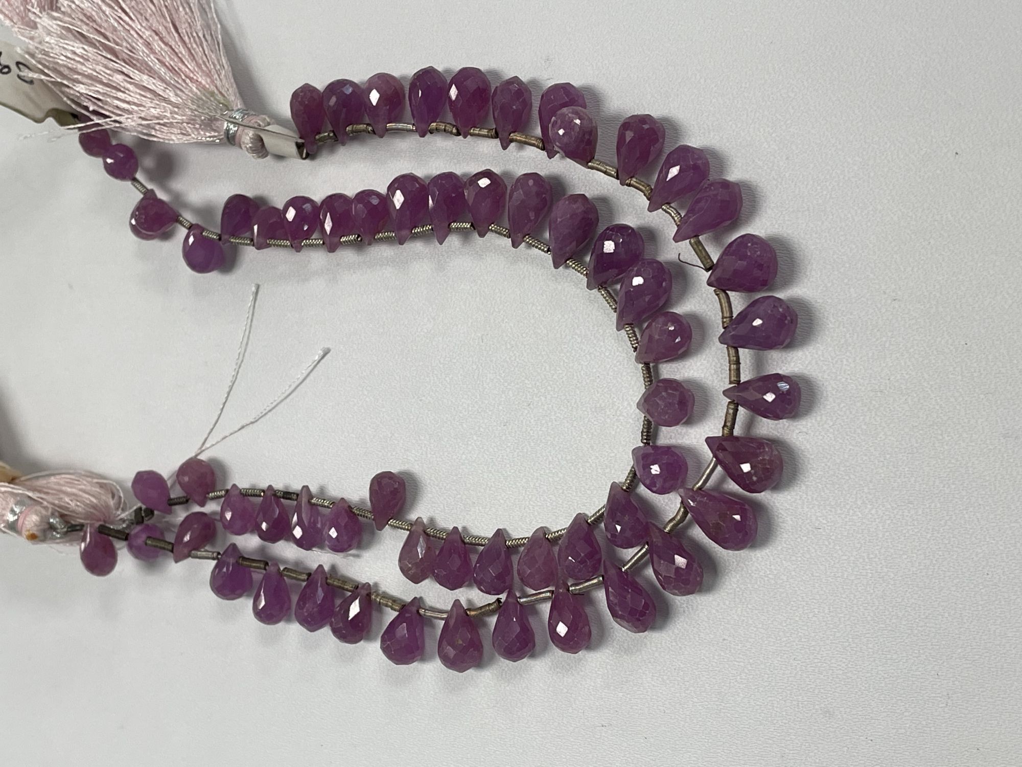 Multi Color Sapphire Drop Faceted