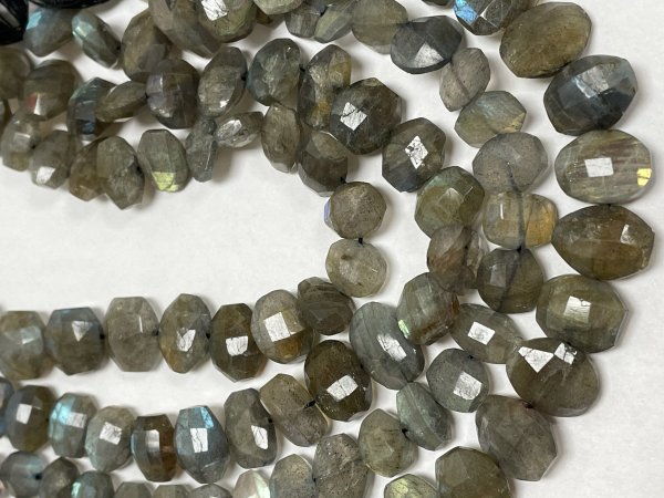 Labradorite Barrel Faceted