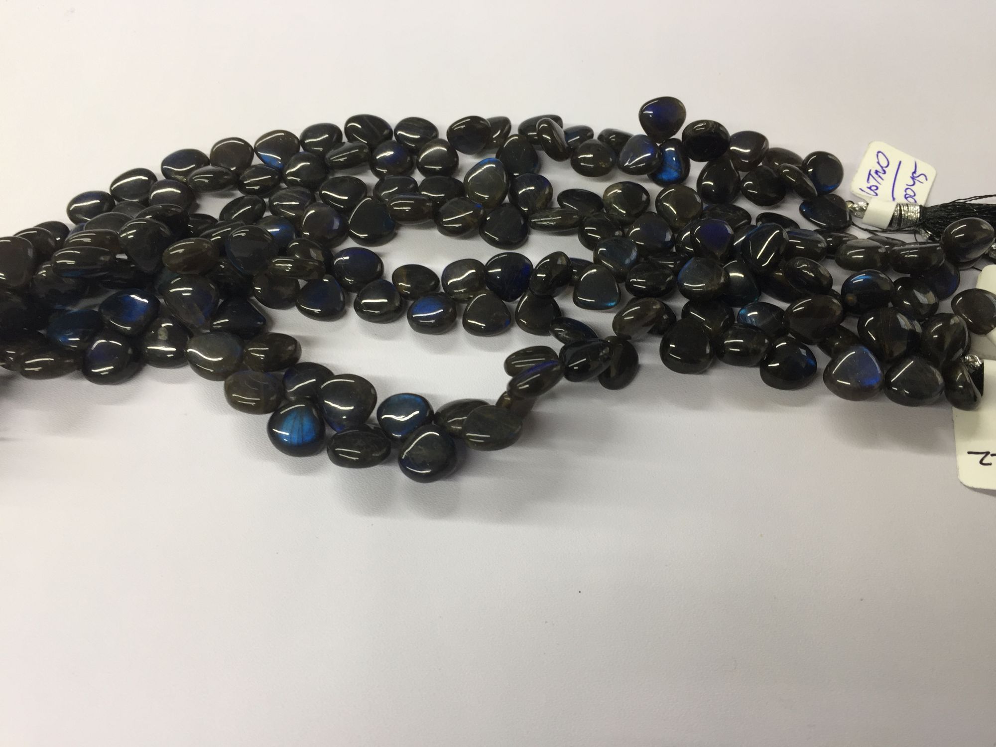 Labradorite Hearts Smooth