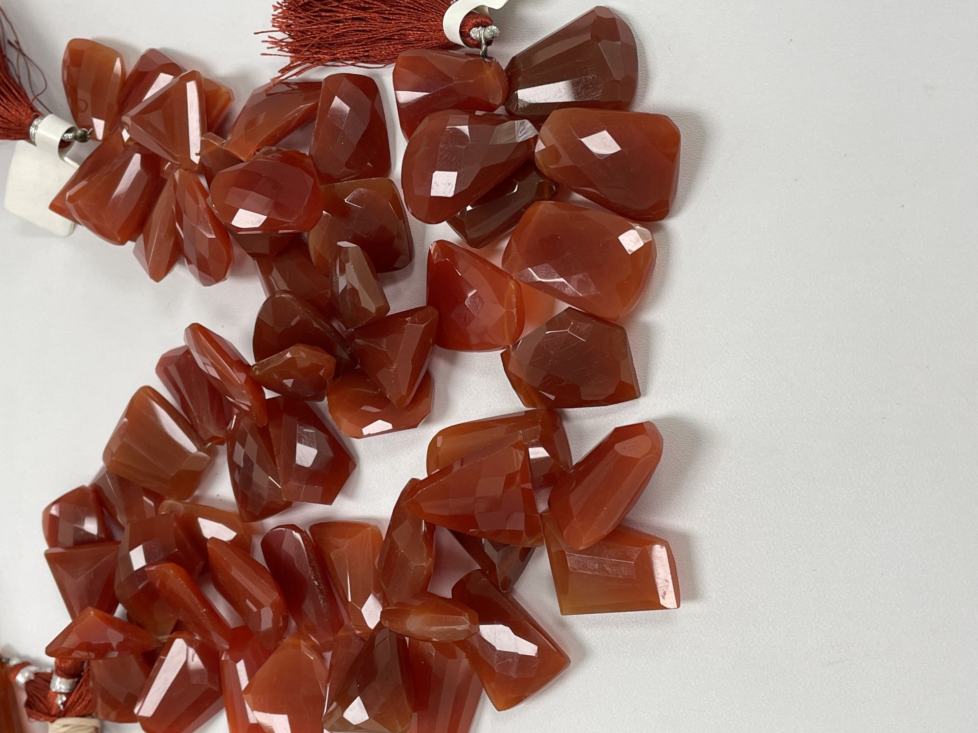 Brown Chalcedony Funky Cut Faceted