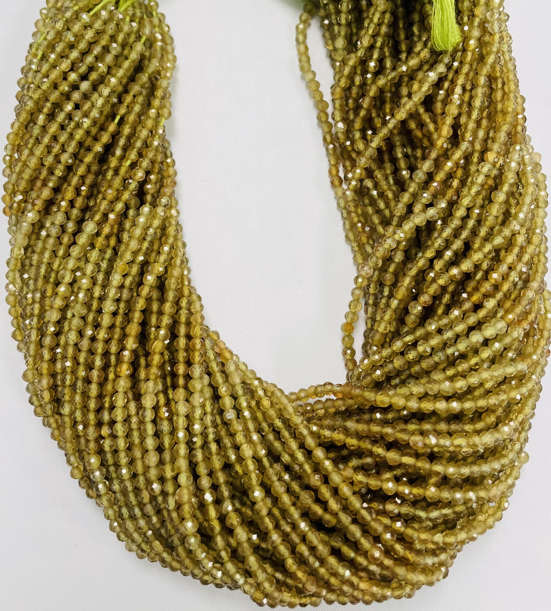 Grossular Garnet Rondelle Faceted