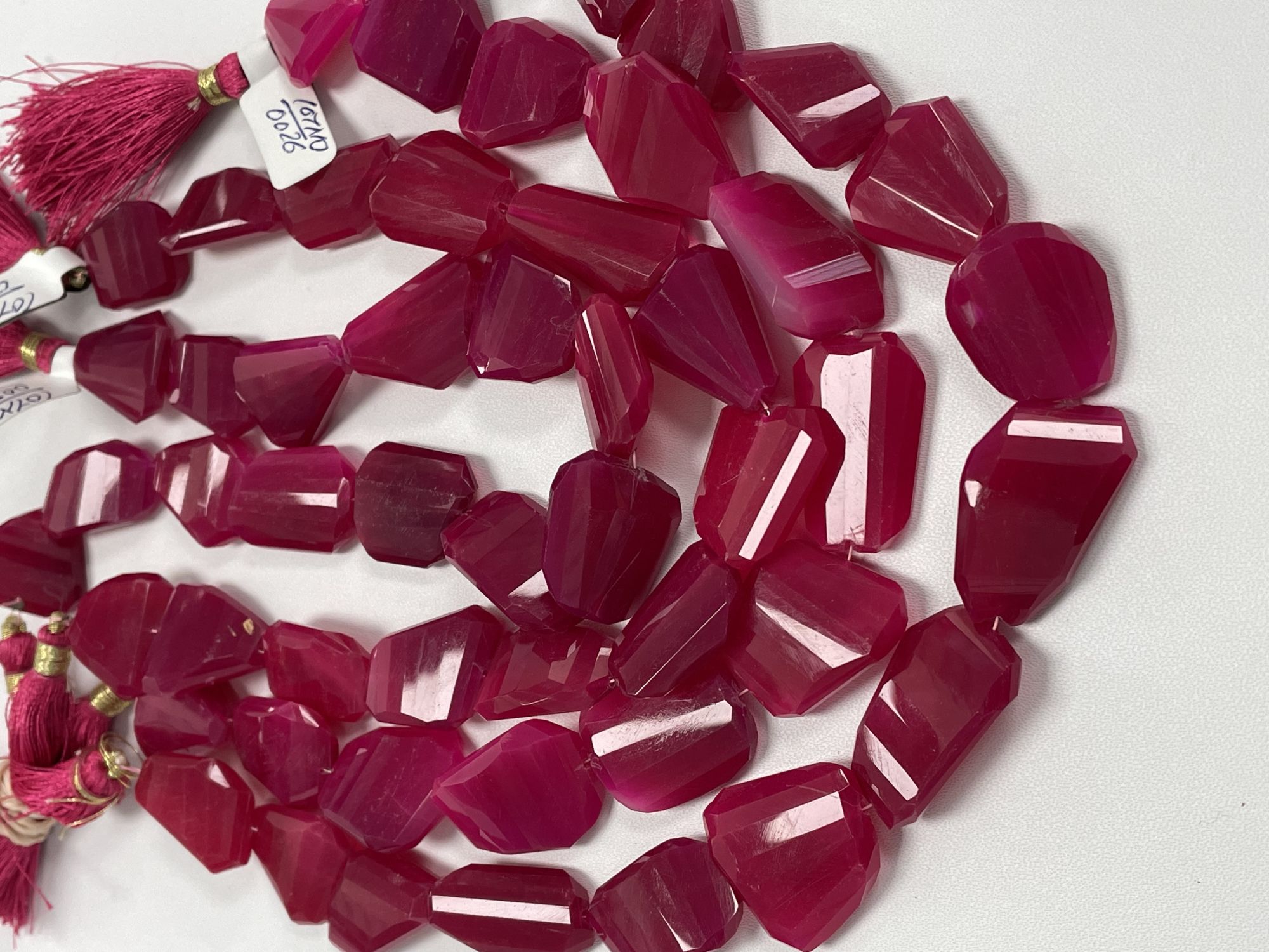 Pink Chalcedony Nugget Faceted