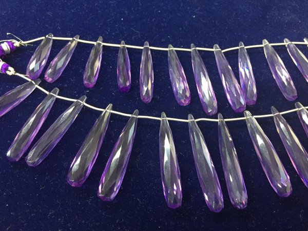 Amethyst Hydro Quartz Long Drops