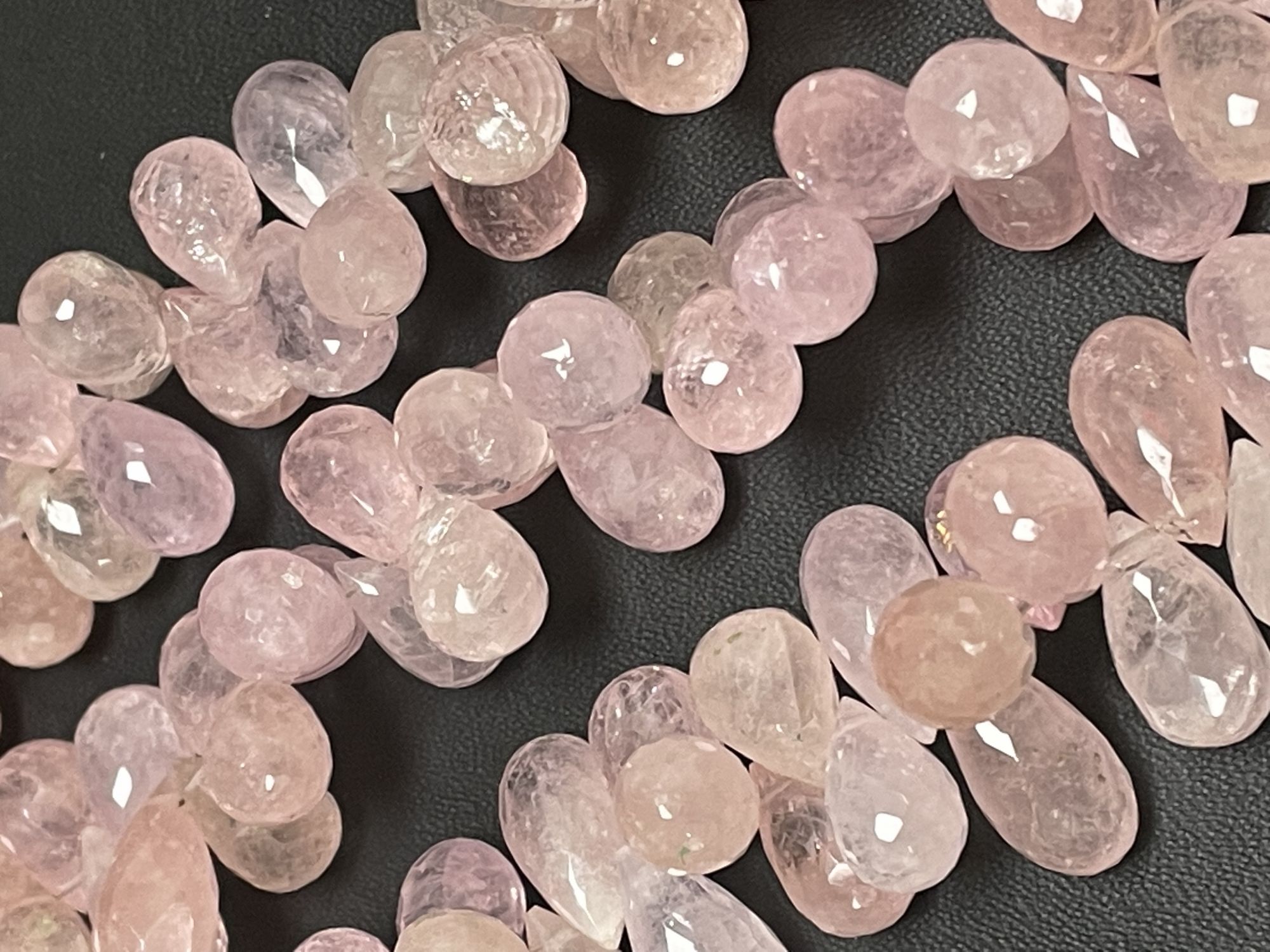 Morganite Drop Faceted