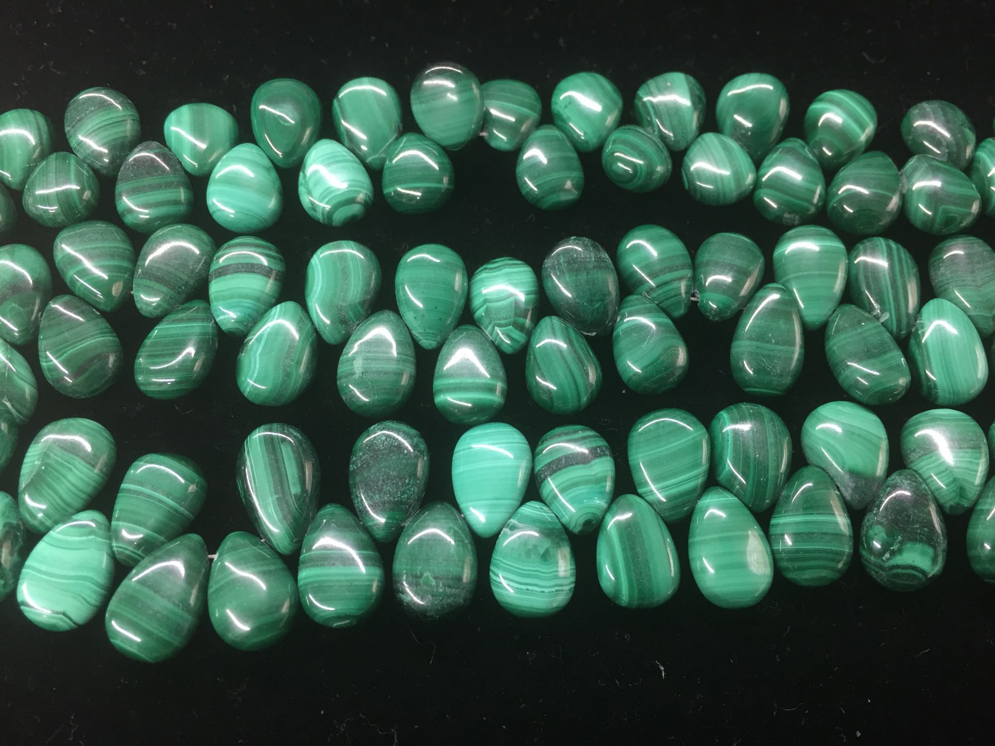 Malachite Heart Smooth