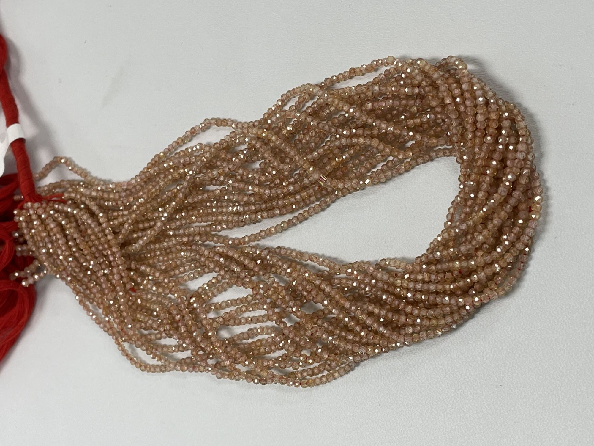 Natural Zircon Rondelle Faceted