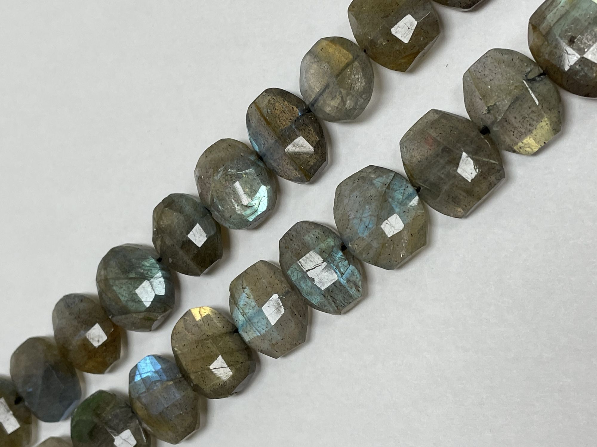 Labradorite Barrel Faceted