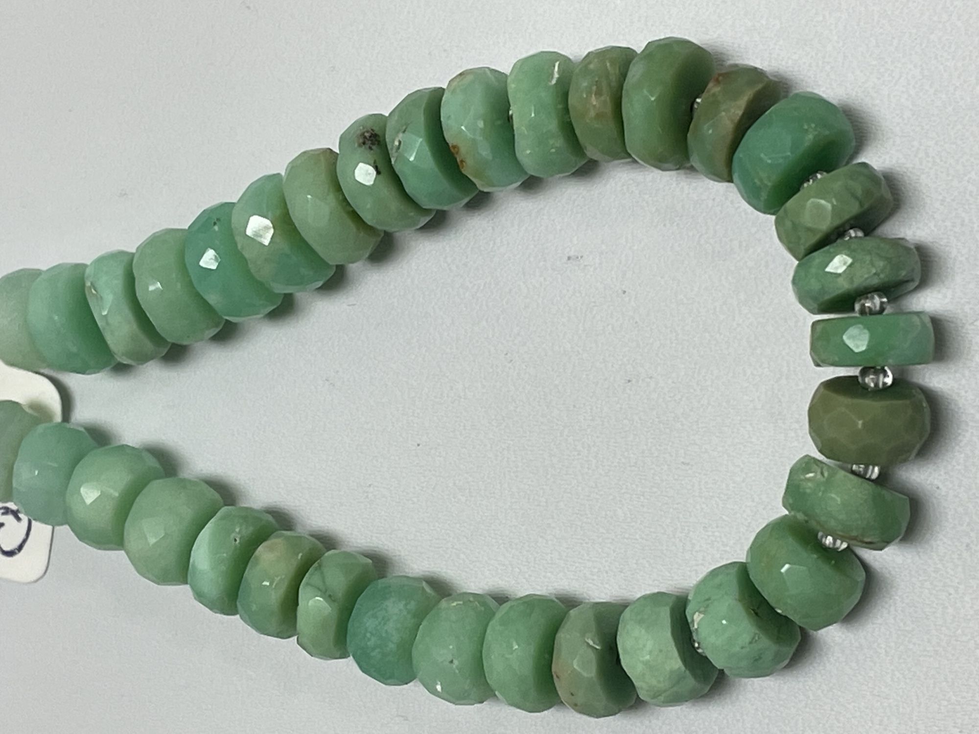 Chrysoprase Rondelle Faceted