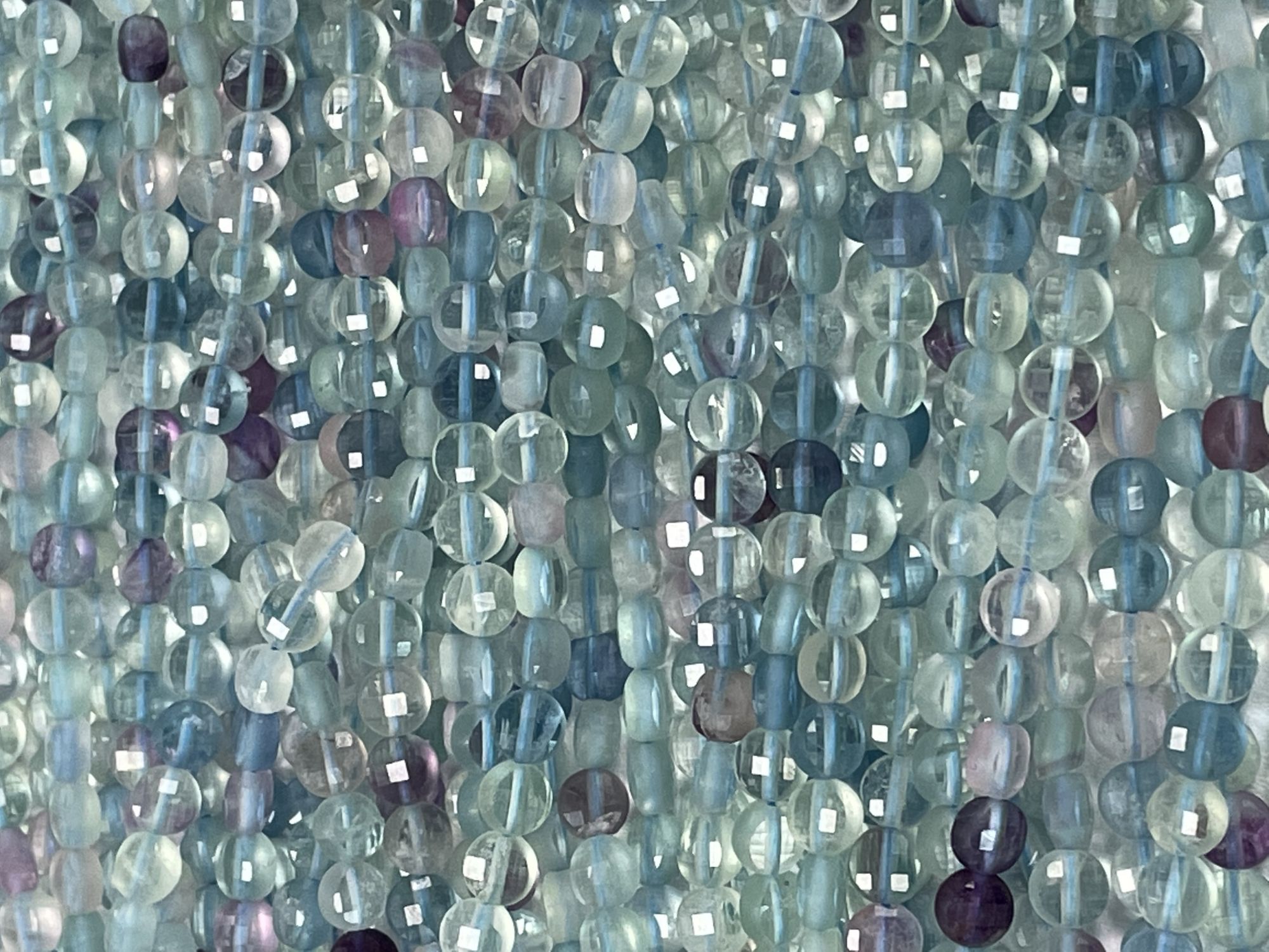 Fluorite Coin Faceted