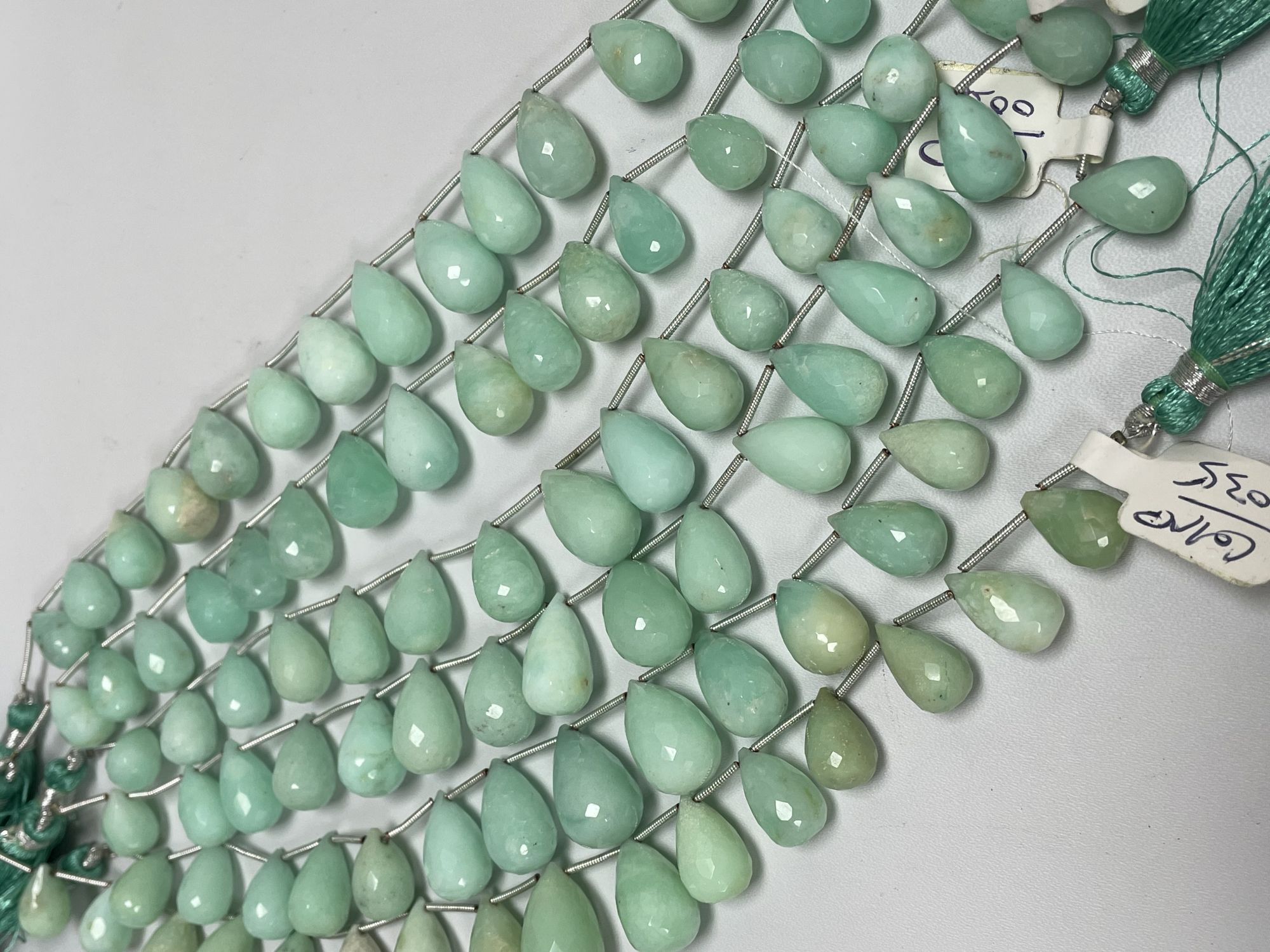 Chrysoprase Drop Faceted
