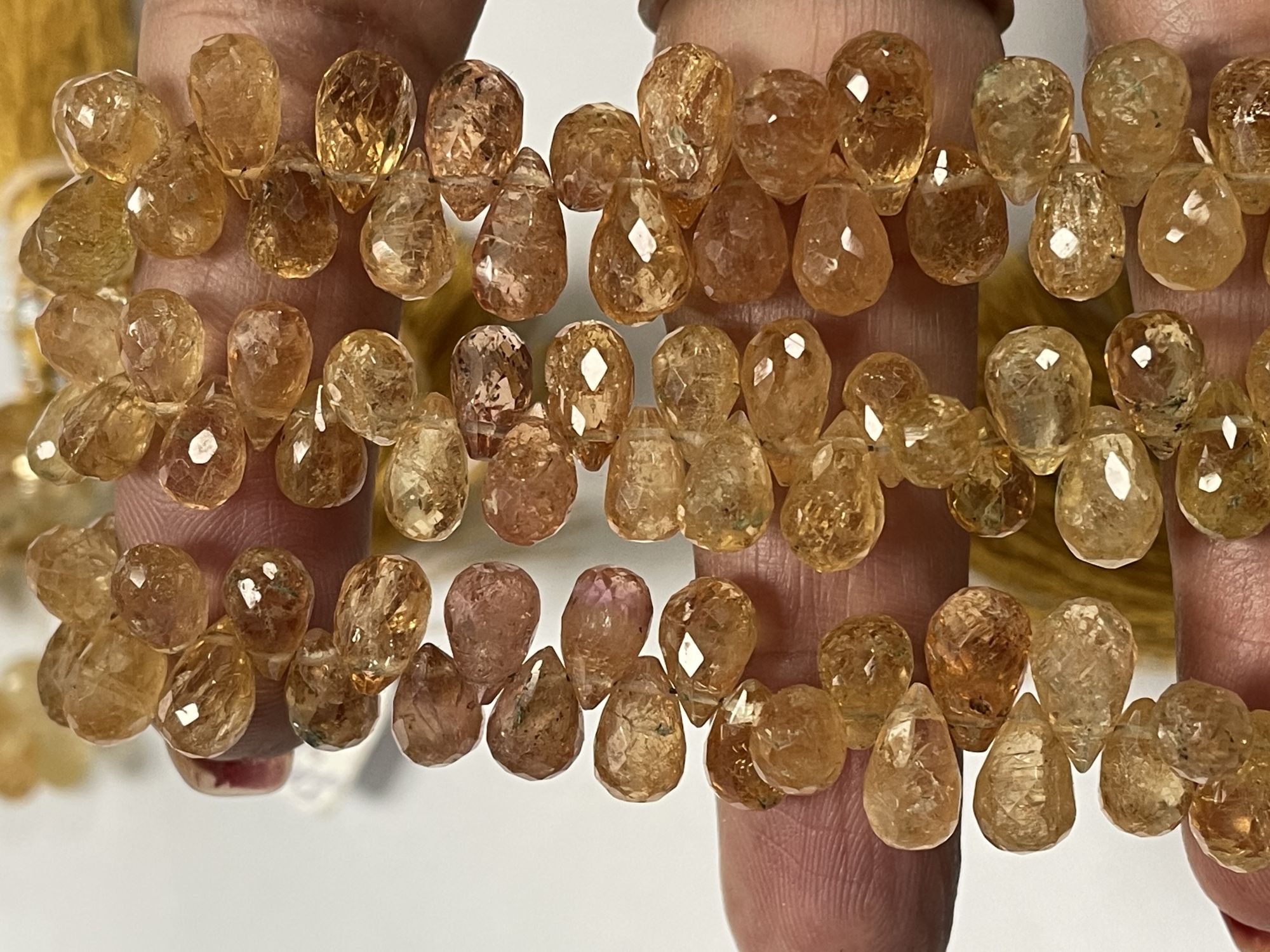 Imperial Topaz Drop Faceted