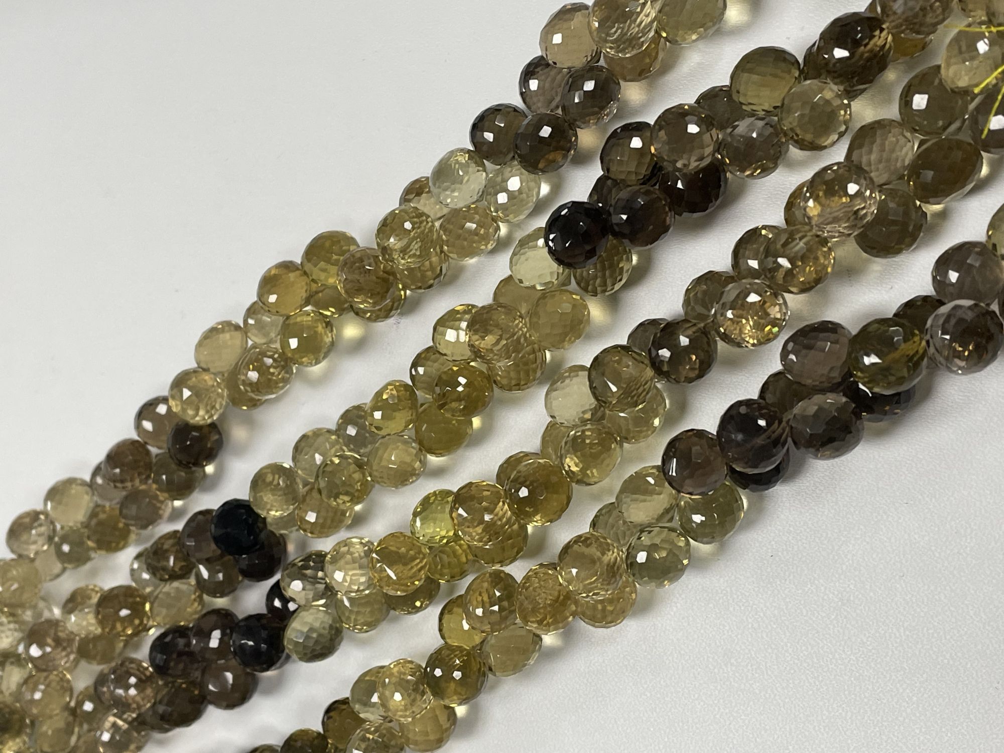 Bio Lemon Quartz Onion Faceted