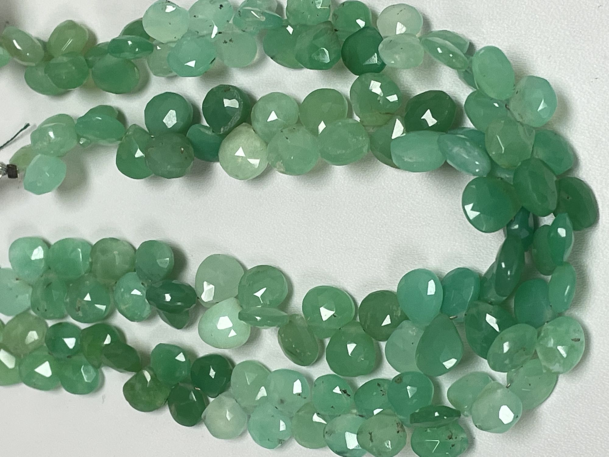 Chrysoprase Heart Faceted