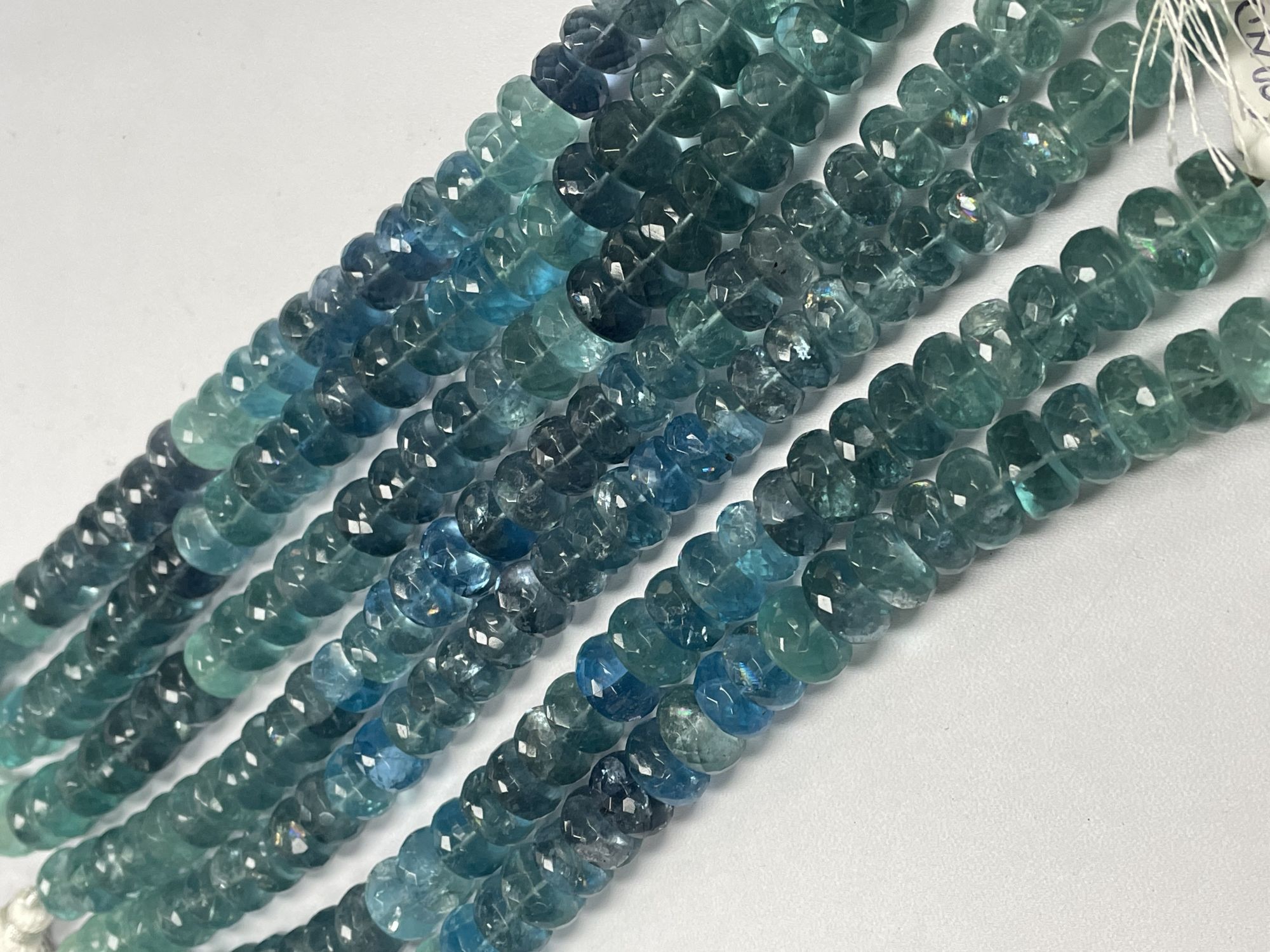 Fluorite Rondelle Faceted