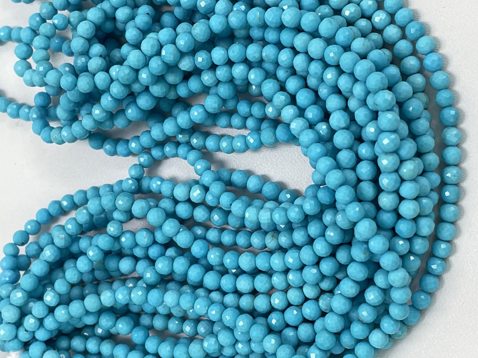 Turquoise Round Faceted