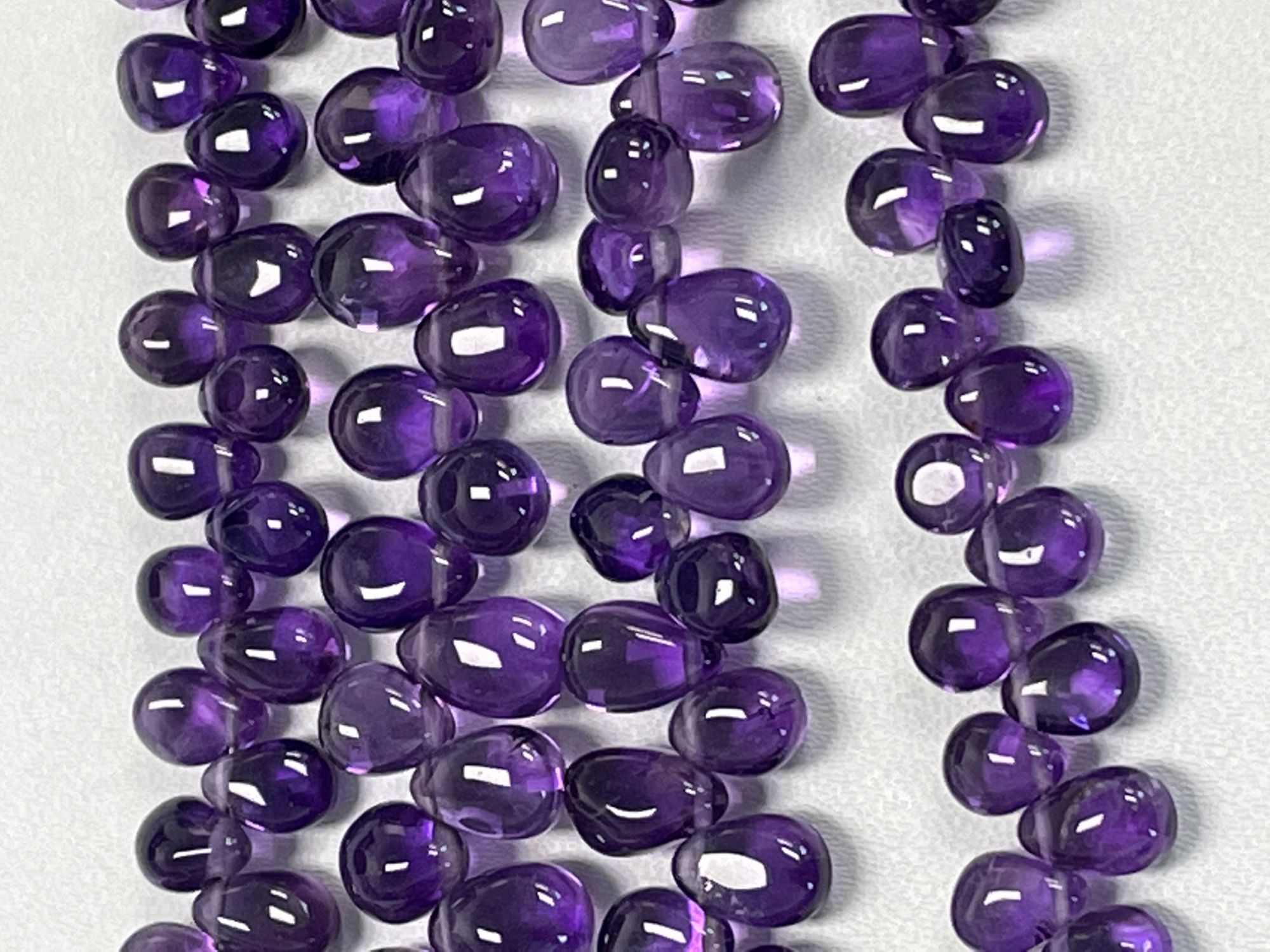 Purple Amethyst Drop Smooth