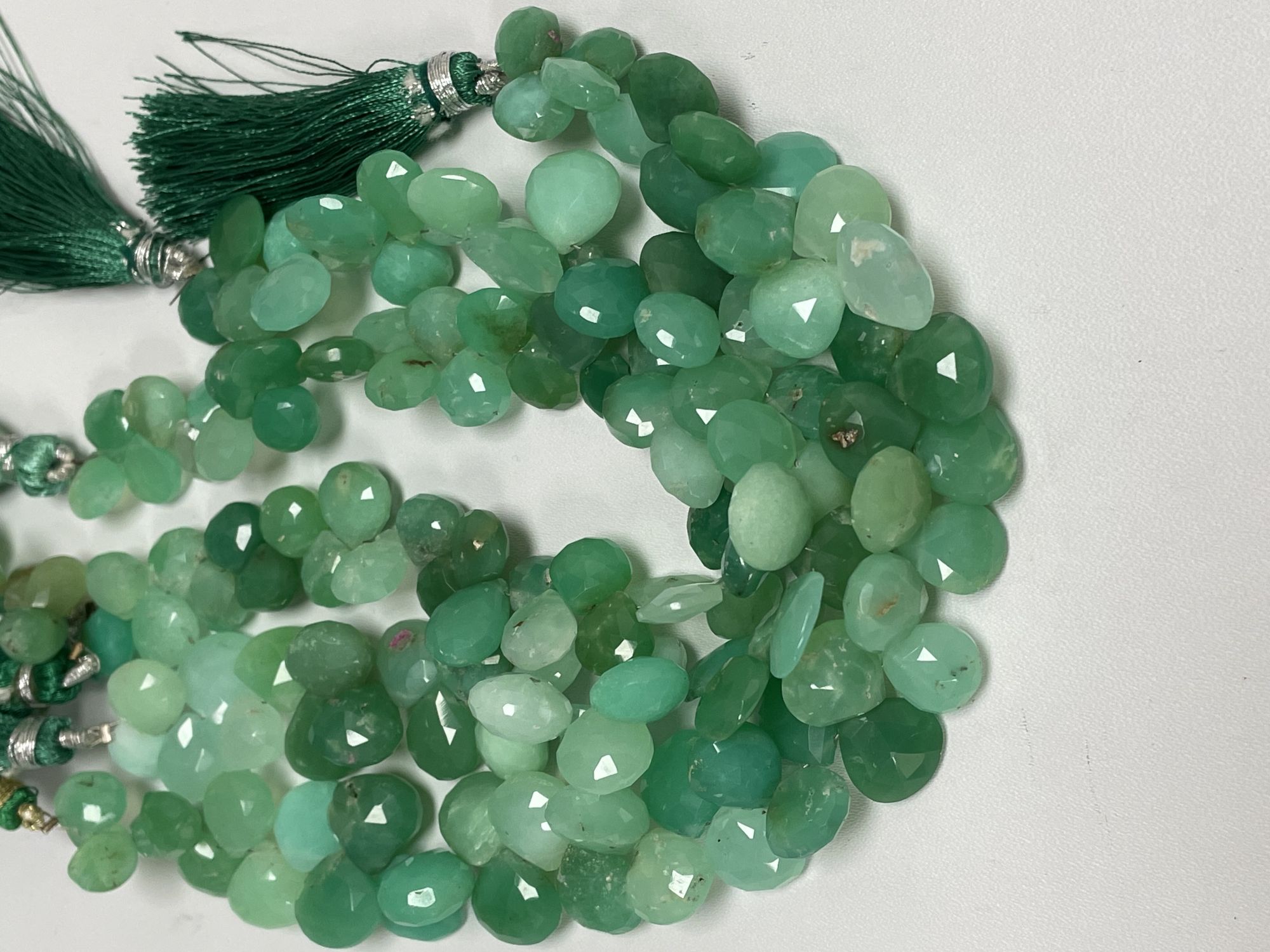 Chrysoprase Heart Faceted