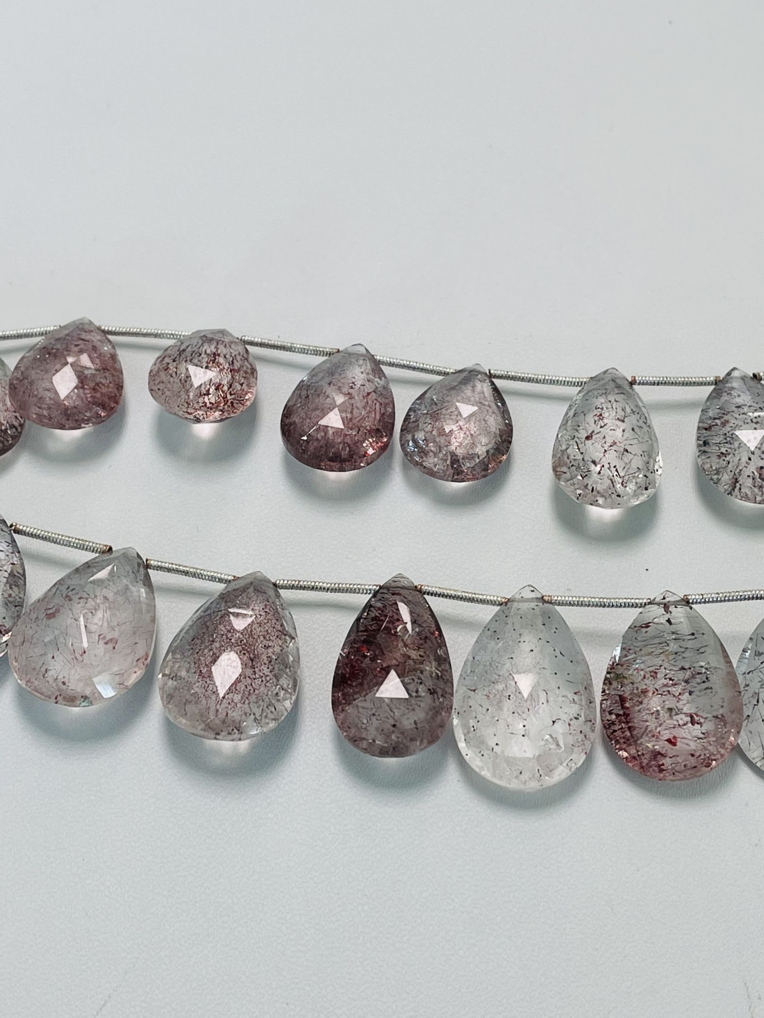 Moss Amethyst Pear Faceted