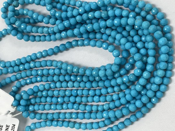 Turquoise Round Faceted